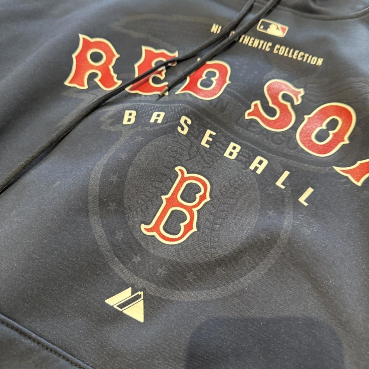 Designer Blue Majestic Red Sox Hoodie Size US M / EU 48-50 / 2 - 3 Thumbnail