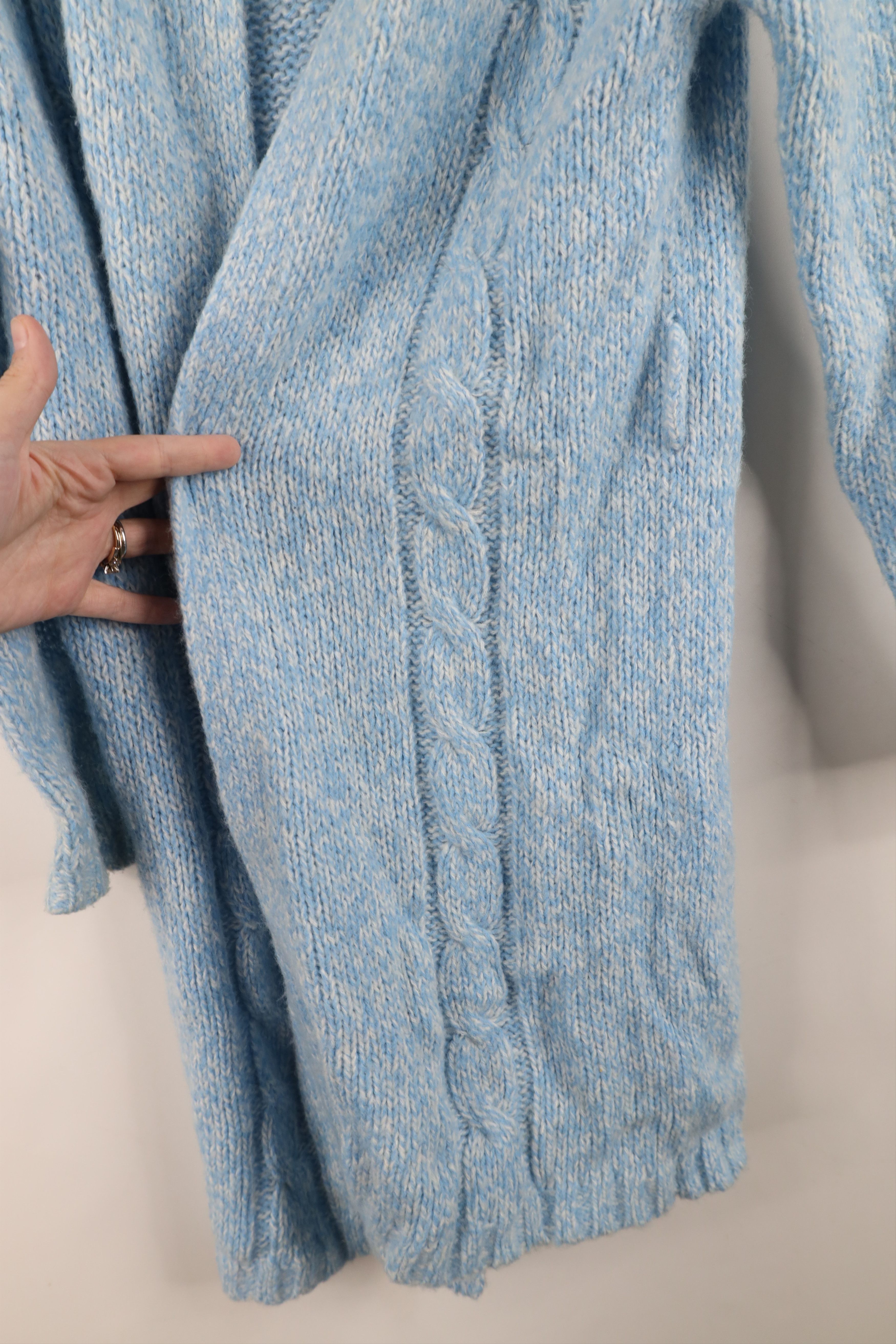 Vintage Vintage 90s Y2K Limited Too Hooded Knit Cardigan Sweater Size M / US 6-8 / IT 42-44 - 5 Thumbnail