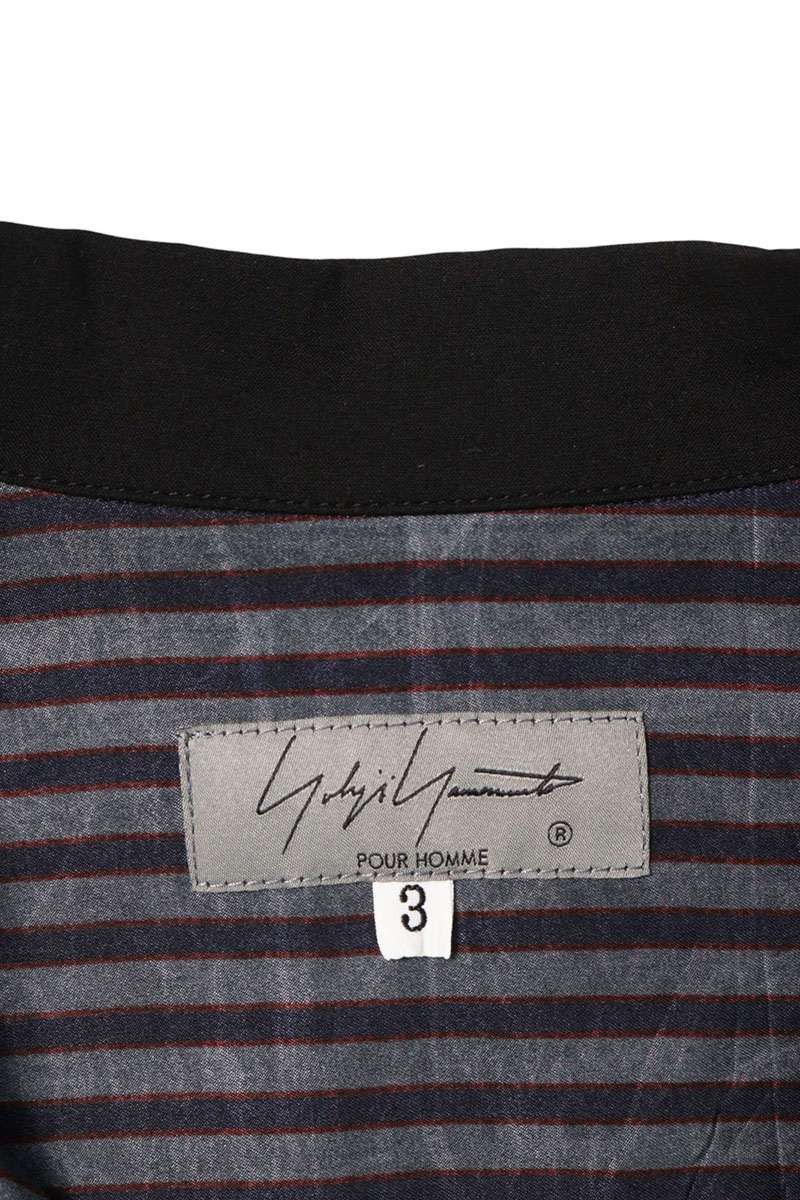 Yohji Yamamoto YOHJI YAMAMOTO POUR HOMME Open collar long sleeve shirt Size US L / EU 52-54 / 3 - 3 Thumbnail