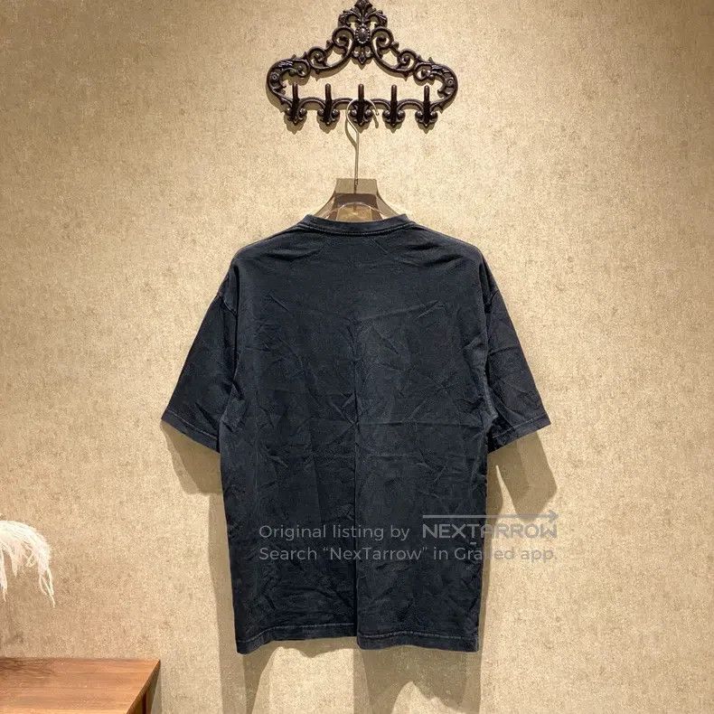 Balenciaga Balenciaga Double B Buckle Letter Logo Aged Short Sleeve Size US XS / EU 42 / 0 - 2 Thumbnail