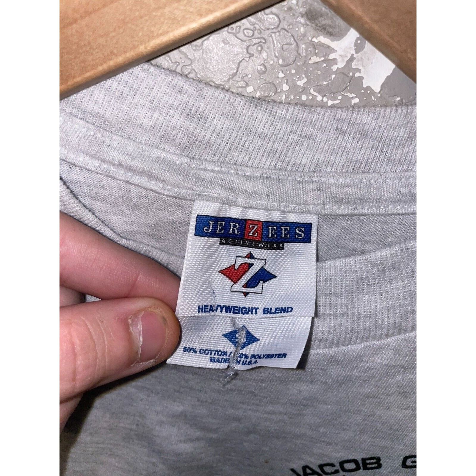 Jerzees Vintage Jacob Gossen & Sons Shirt Custom Corn OK Tee 90s S Size US S / EU 44-46 / 1 - 6 Thumbnail