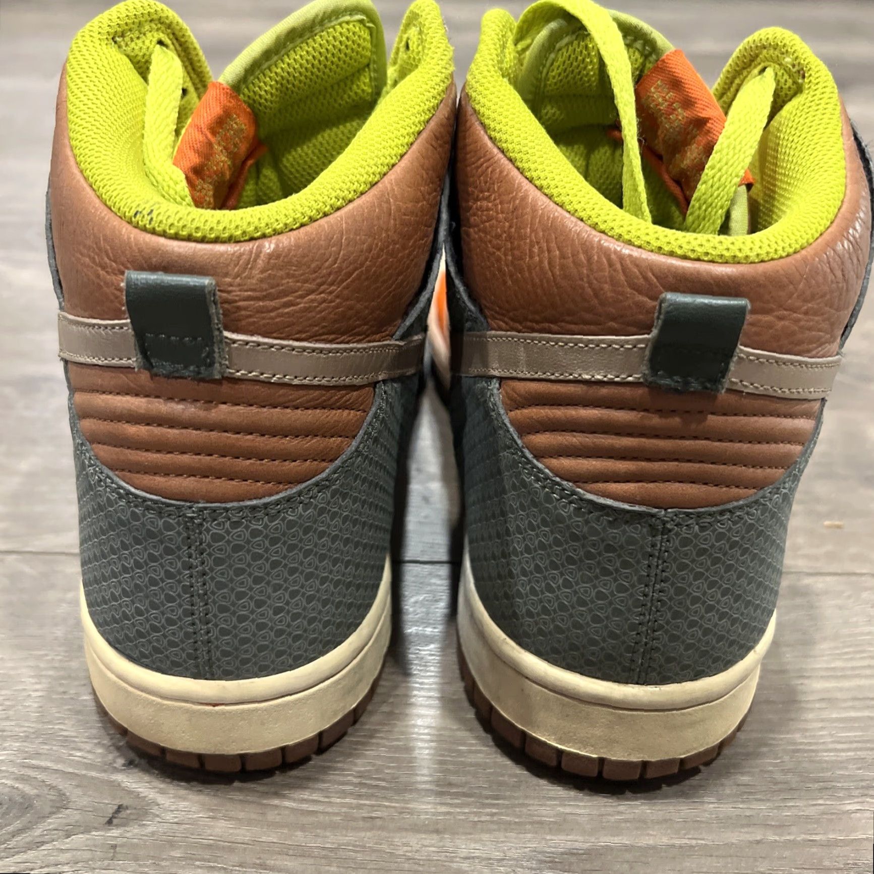 Nike Nike Dunk High Premium Orange Sneaker Men 11 Orange 312786-891 Sneaker 90s Basketball Mens Shoes Size US 11 / EU 44 - 7 Thumbnail