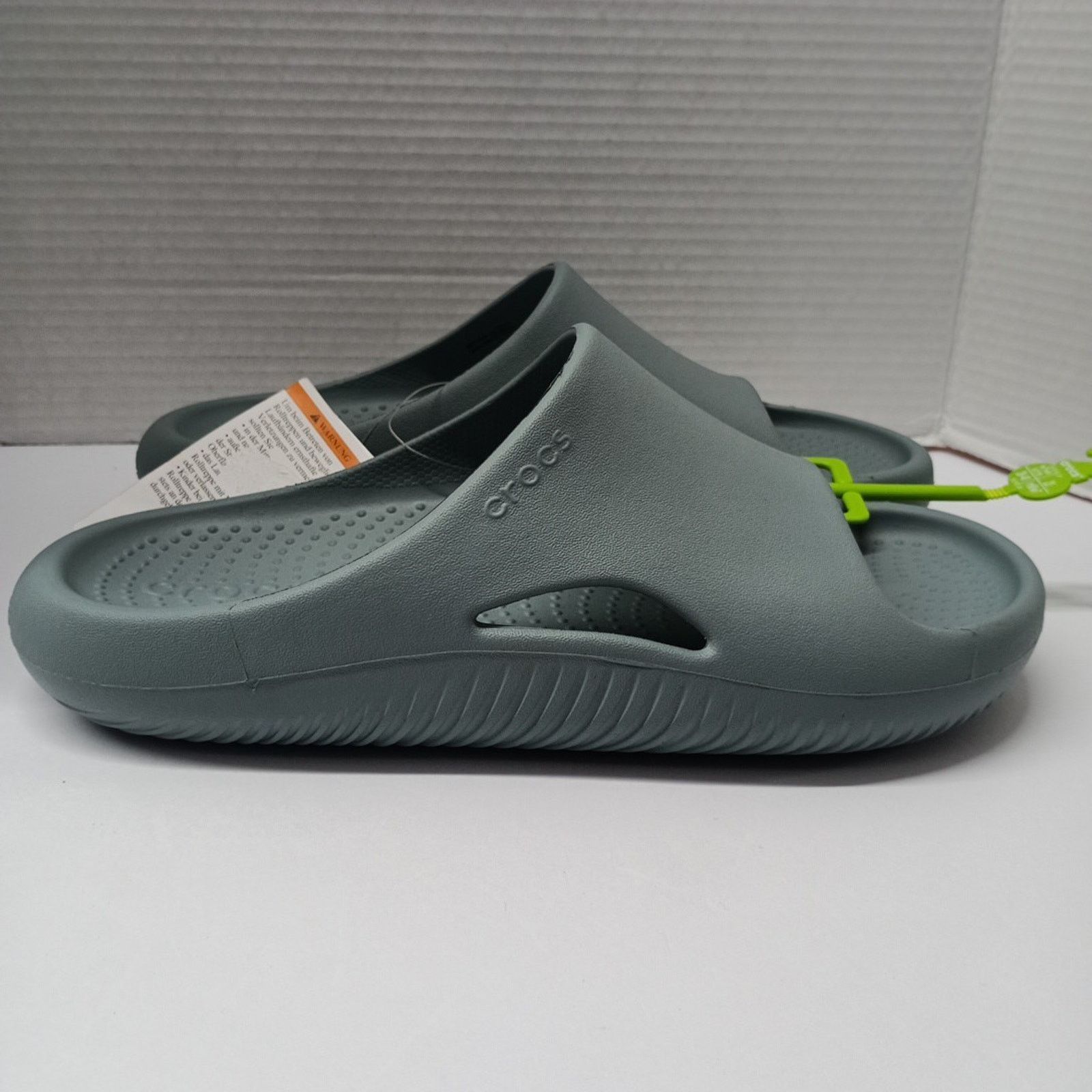 Crocs Crocs Mellow Recovery Slides Green Men’s Size 7 / Women’s 9 Size US 7 / EU 40 - 1 Thumbnail