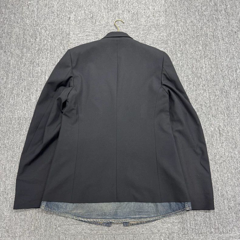 Balenciaga Balenciaga Denim stitching suit jacket Size US S / EU 44-46 / 1 - 6 Thumbnail