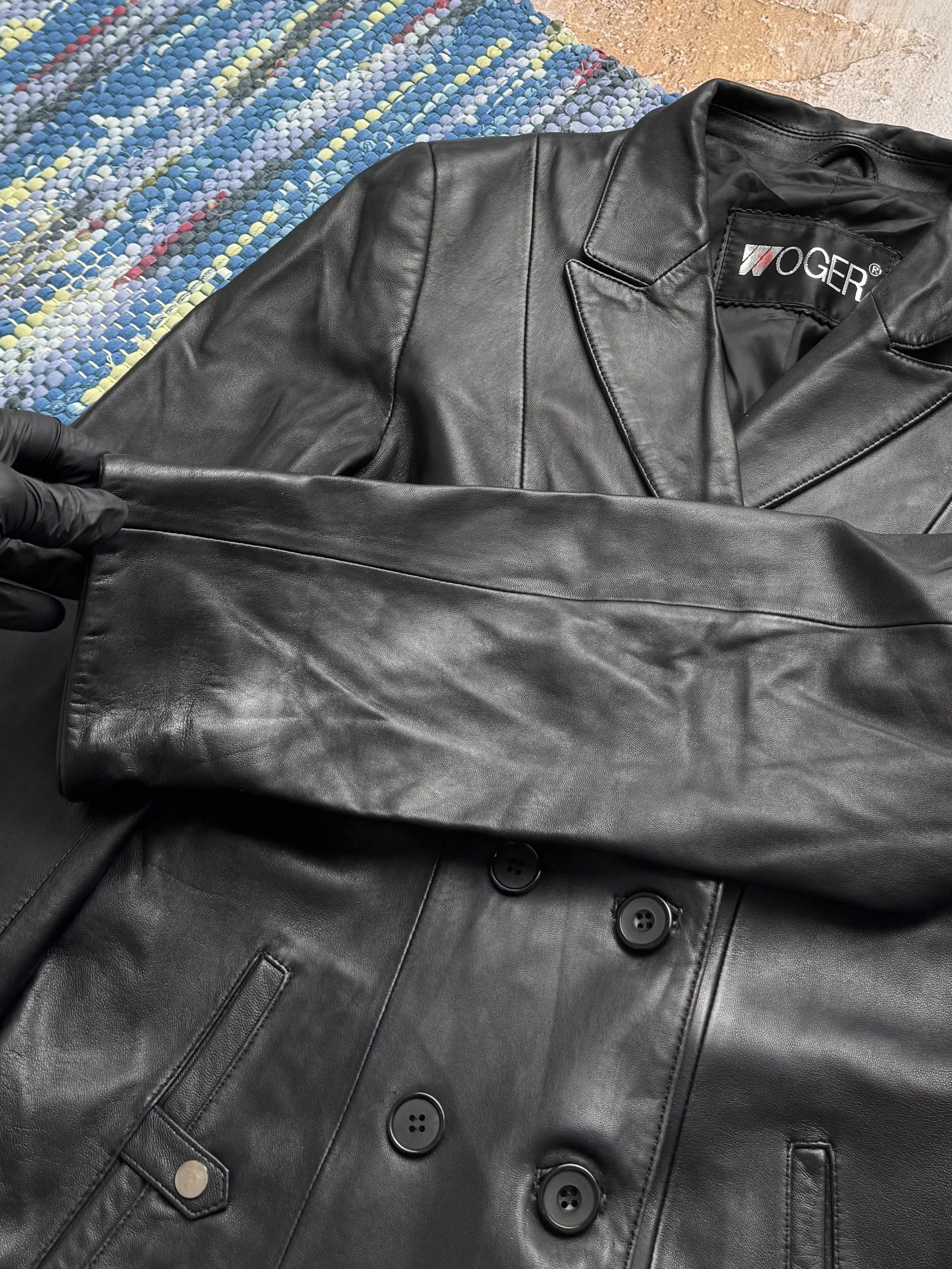 Vintage Vintage Leather Jacket A8(V1)D15 Size S / US 4 / IT 40 - 4 Thumbnail