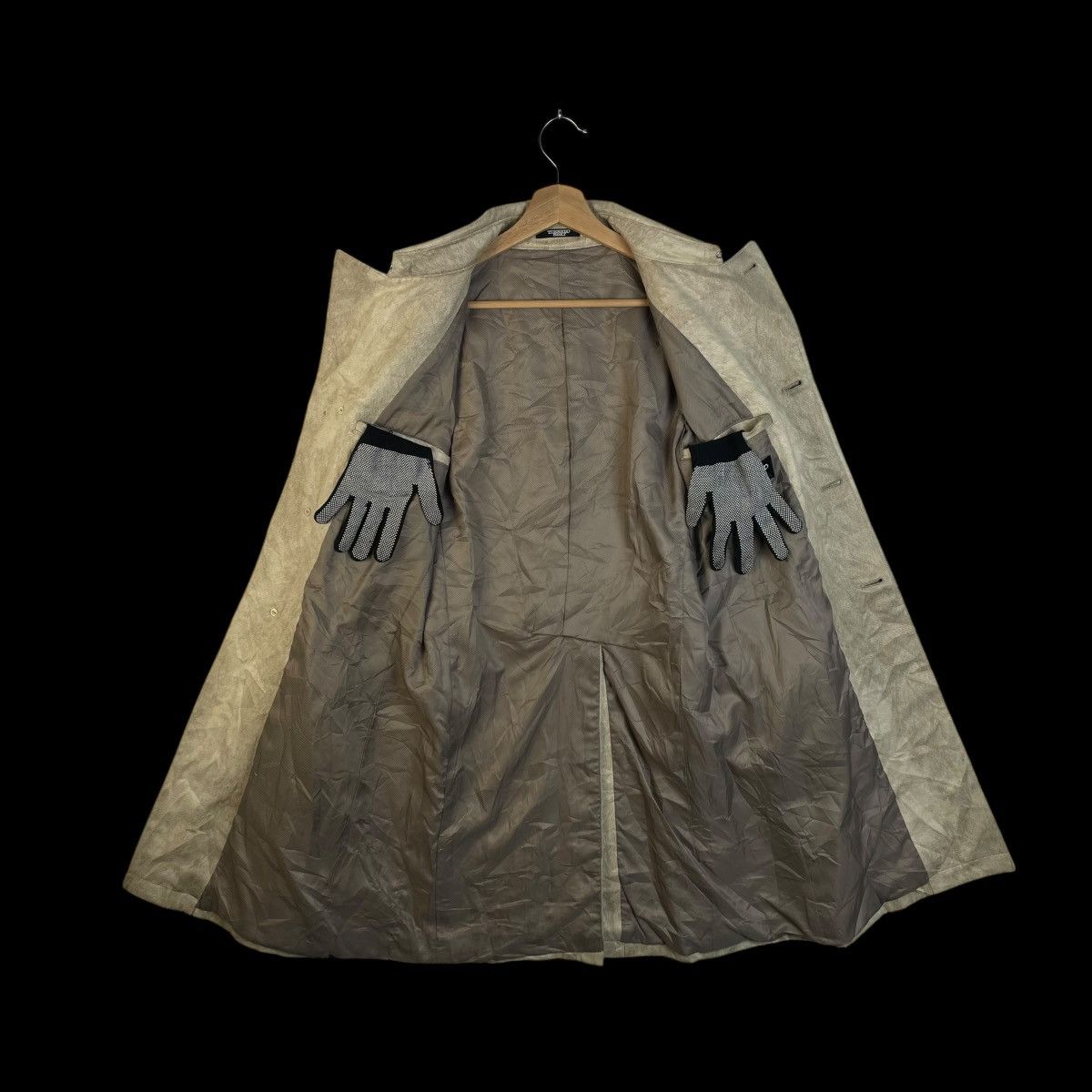 Tornado Mart 🇯🇵 TORNADO MART MOLESKIN BELTED TRENCH COAT Size US M / EU 48-50 / 2 - 9 Thumbnail