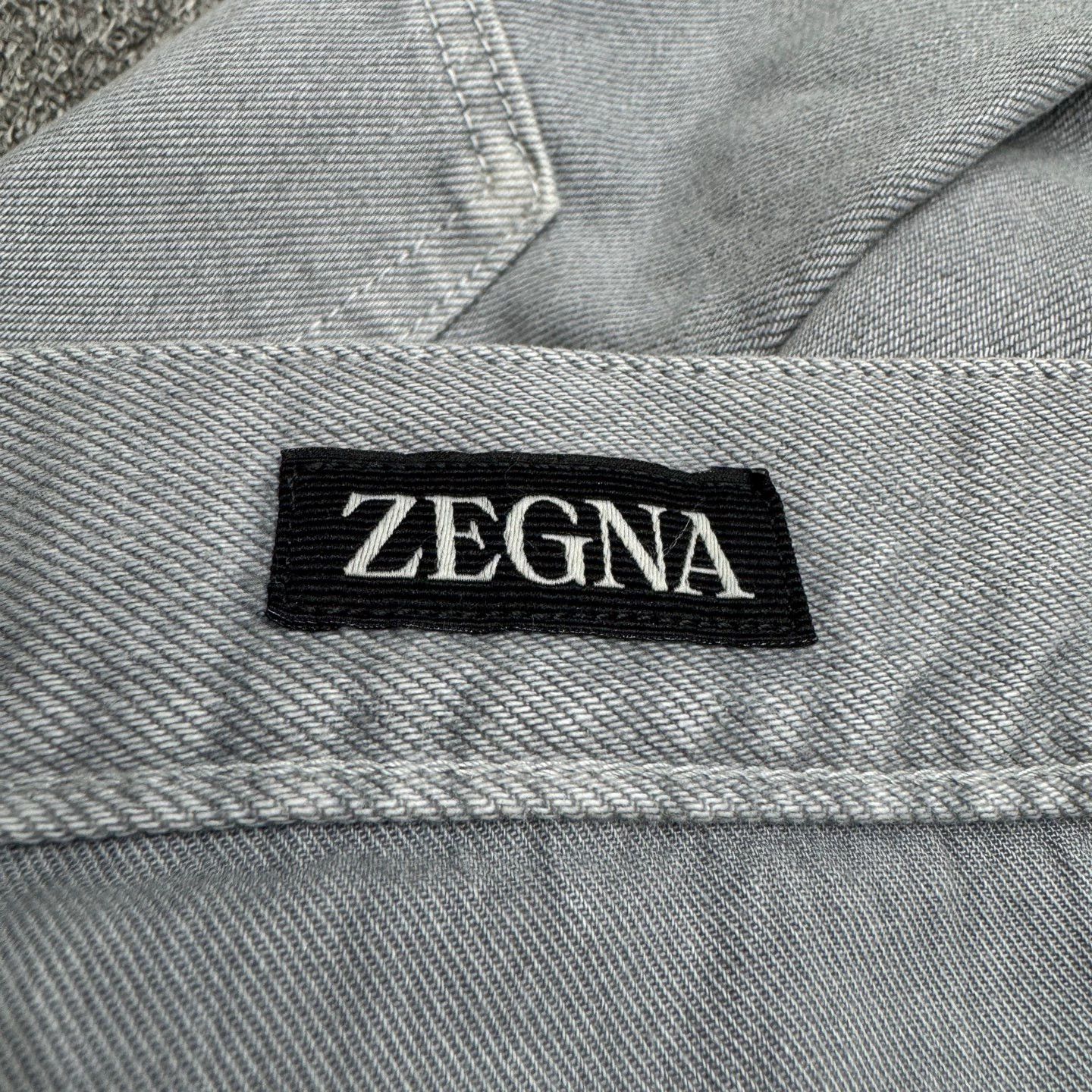 Ermenegildo Zegna ZEGNA 98 New Washed Distressed White Wash Jeans 32 Size US 32 / EU 48 - 2 Thumbnail