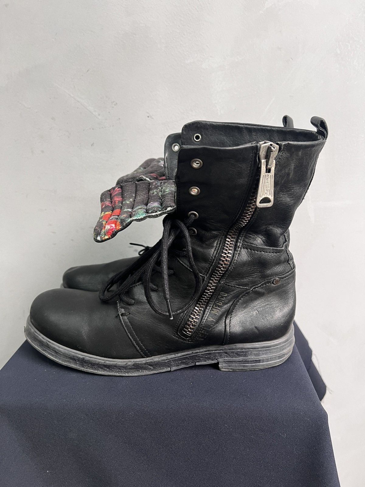 Guidi Rare guidi style black combat boots lace up avant garde y2k | Grailed