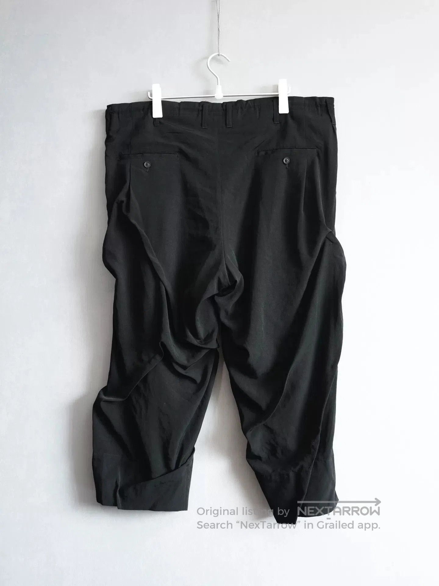 Yohji Yamamoto Yohji Yamamoto Irregular Pleated Trousers. Size US 30 / EU 46 - 2 Thumbnail