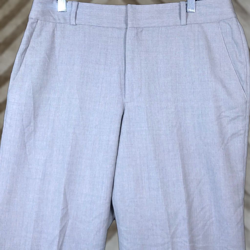 Ralph Lauren Ralph Lauren Womens Pants Gray Wool Blend Wide Loose Fit Professional Stretch 12 Size 24" / US 00 / IT 34 - 1 Thumbnail