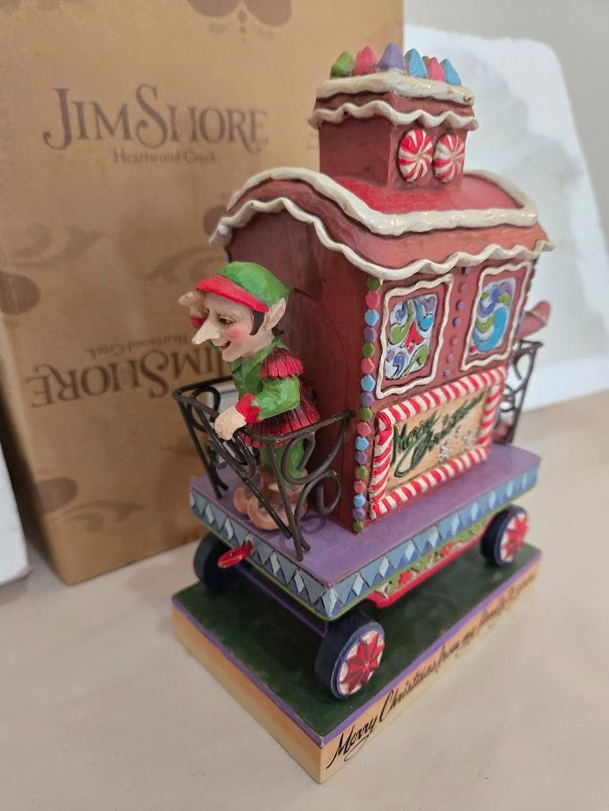 Other Jim Shore Candy Cane Caboose 4025632 Heartwood Creek RARE Size ONE SIZE - 2 Thumbnail