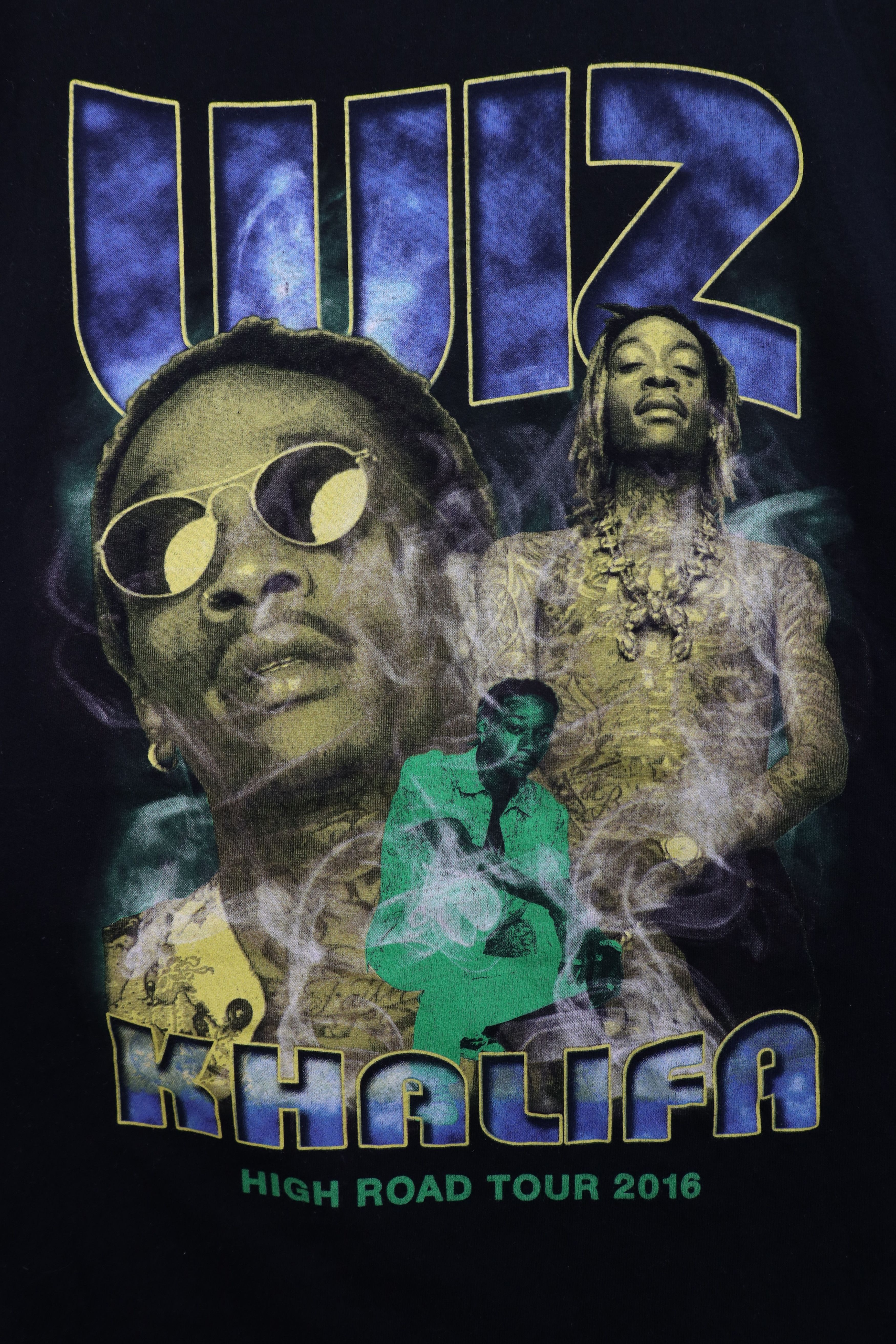 Vintage Y2K Streetwear Road Tour Wiz Khalifa Rap Tee T-Shirt Black Size US XXL / EU 58 / 5 - 4 Thumbnail