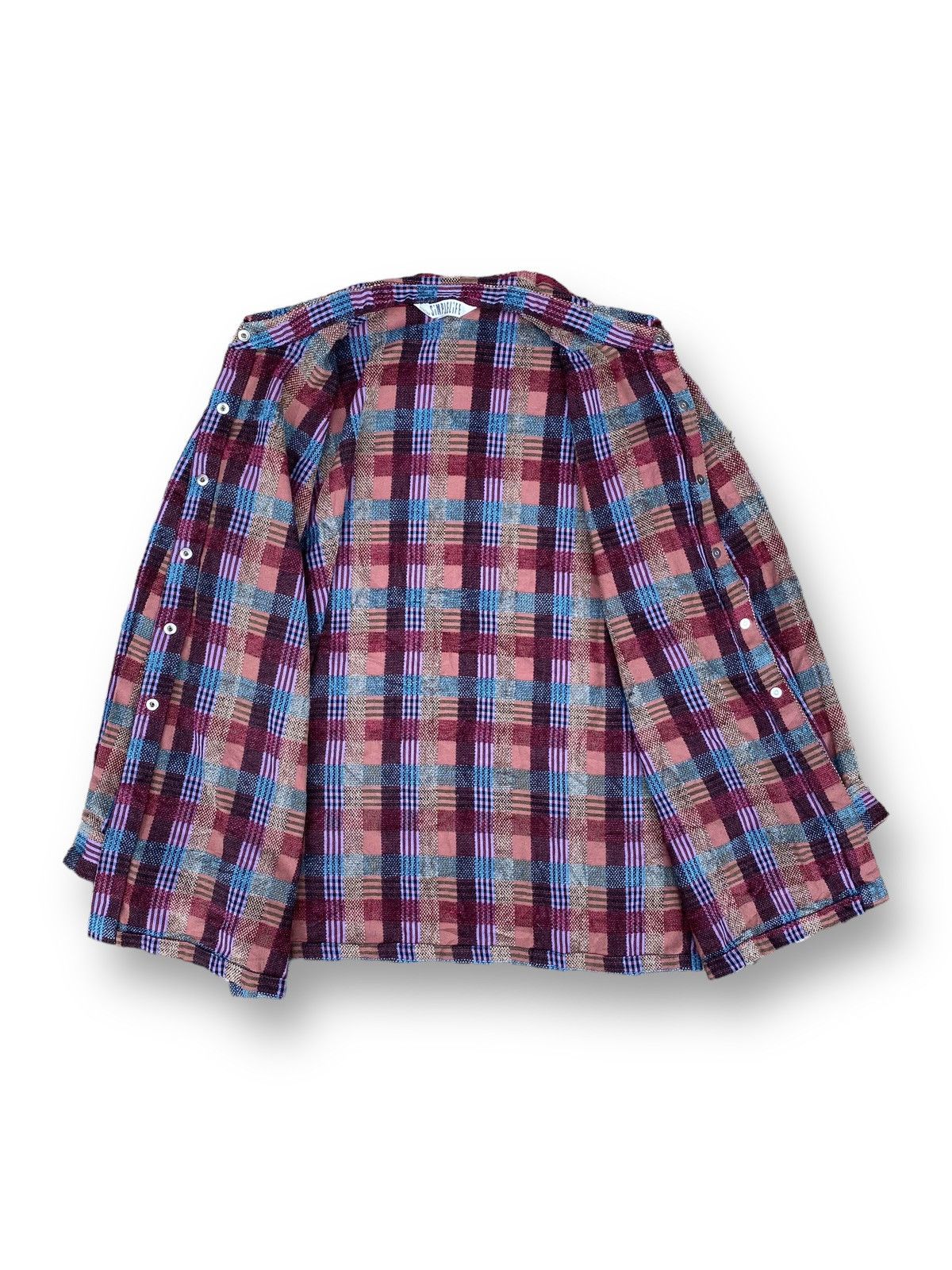 Japanese Brand × Vintage Vintage Renown Simple Life Wool Snap Button Down. #D2 Size US XL / EU 56 / 4 - 5 Thumbnail