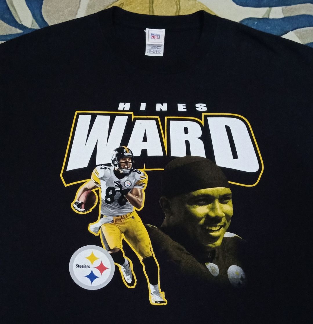 NFL × basketcase gallery Vintage Hines Ward NFL Pittsburgh Steelers T-shirt Size US XL / EU 56 / 4 - 4 Thumbnail