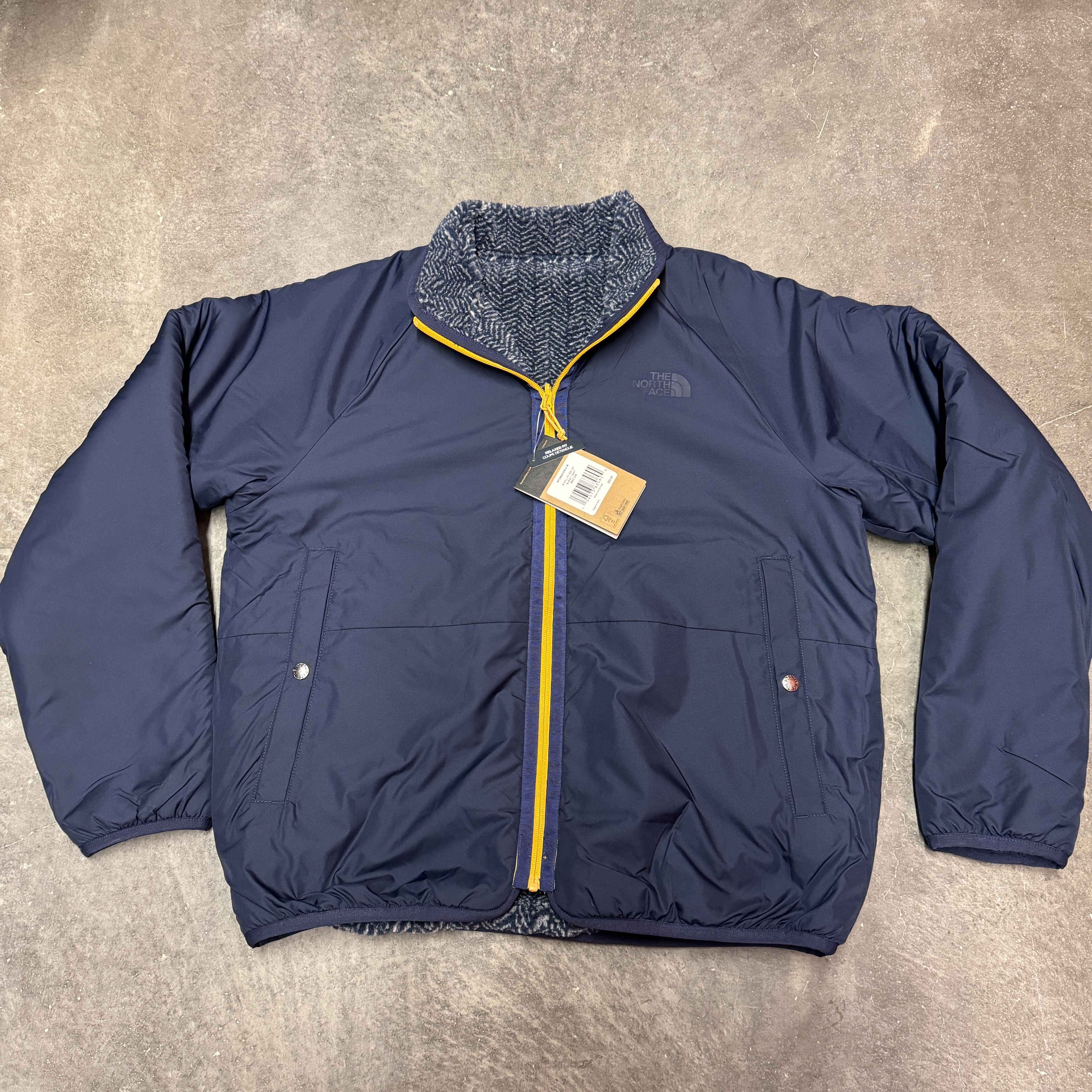 image of The North Face Men's Double Wear Jacket in Blue (Size Medium)