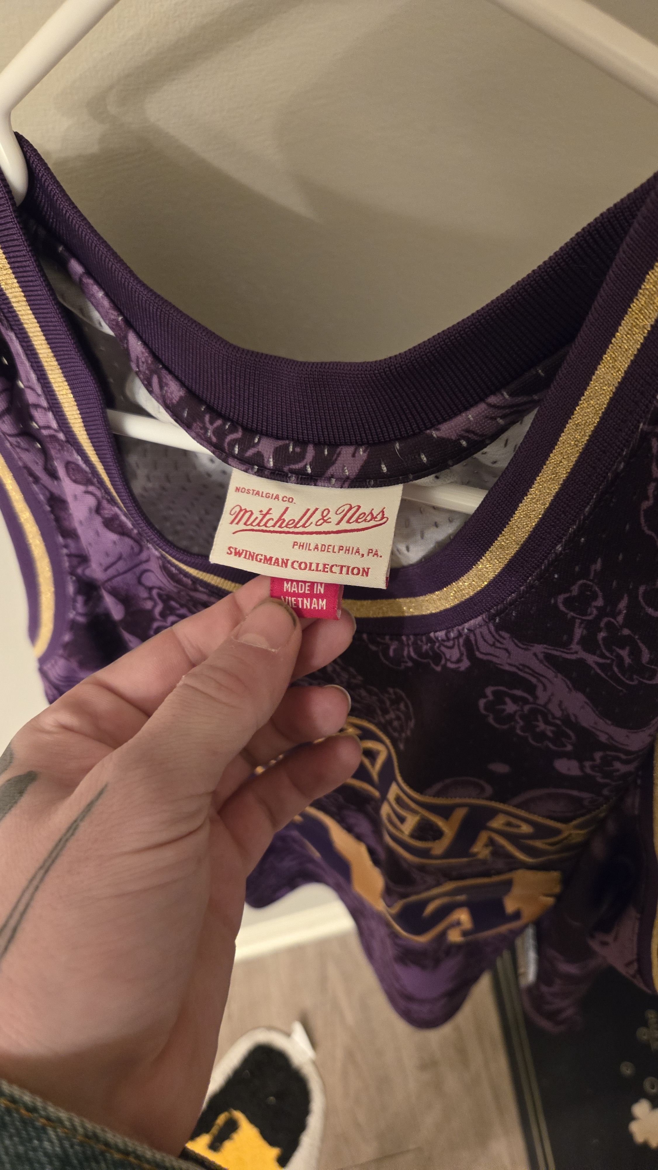 Mitchell & Ness Chinese new year Shaq lakers Size US XL / EU 56 / 4 - 4 Thumbnail