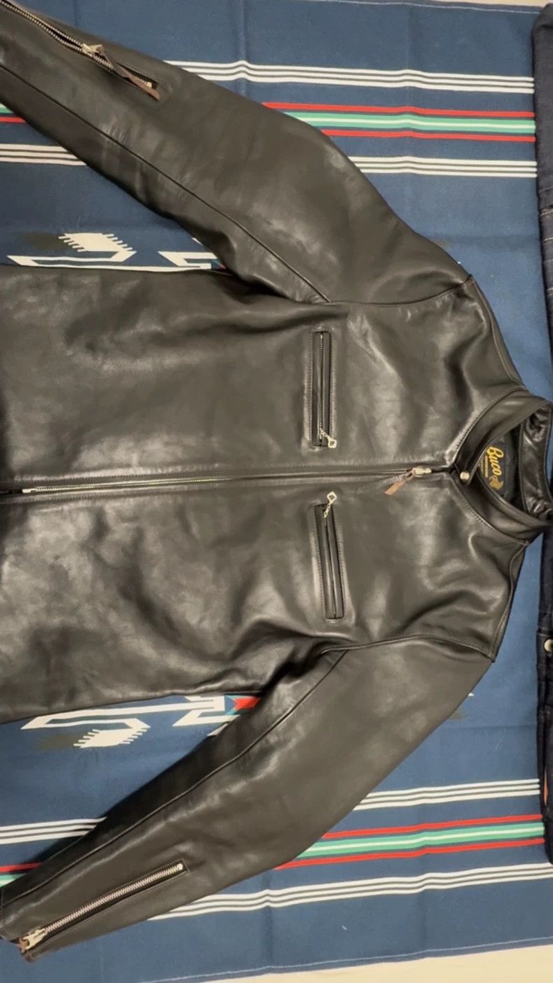 The Real McCoy's The Real McCoy's BUCO J-100 SINGLE RIDER Horsehide Biker Ja Size US M / EU 48-50 / 2 - 1 Thumbnail