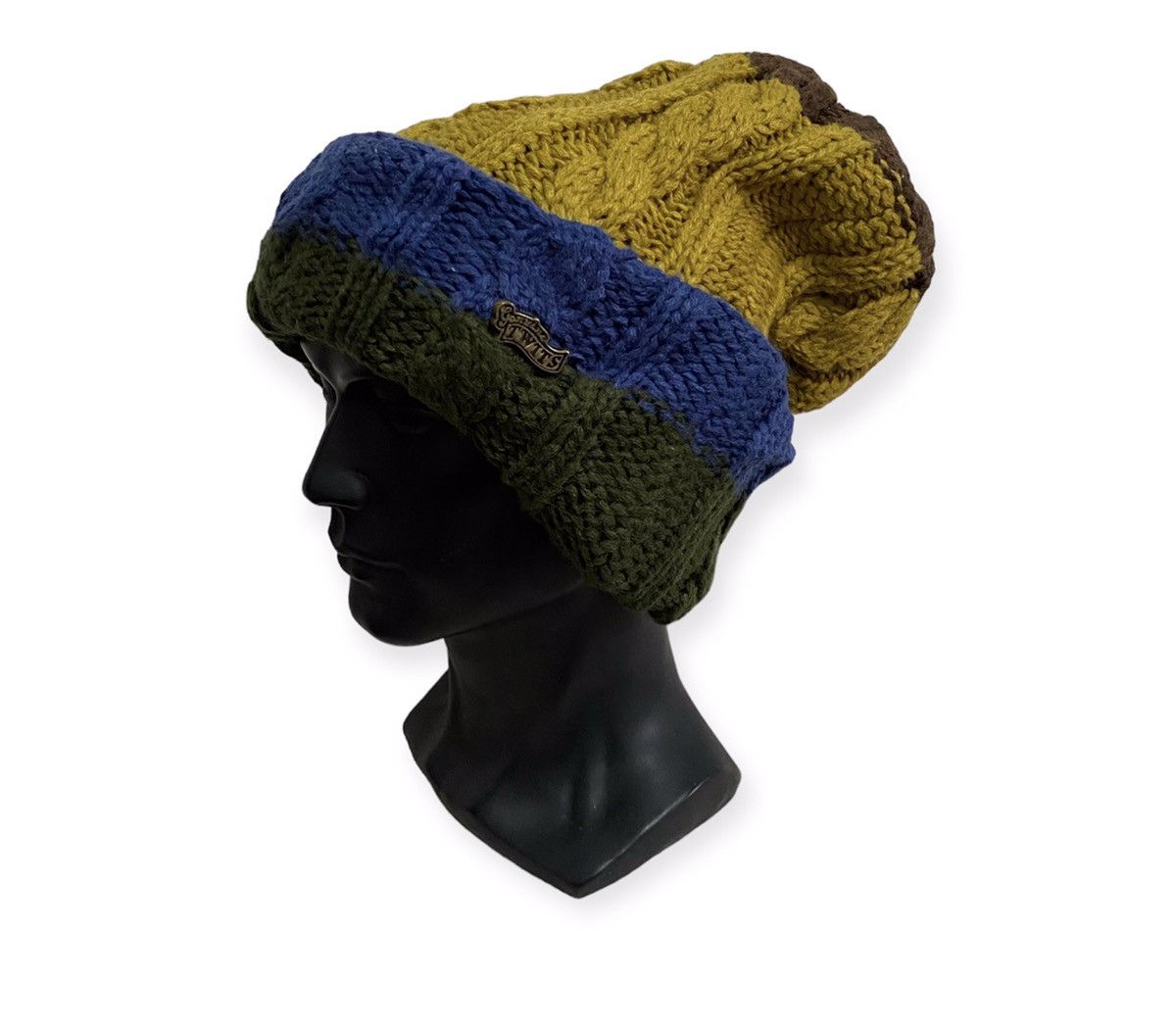 image of Genuine Twits Knit Beanie Hat in Yellow, Men's