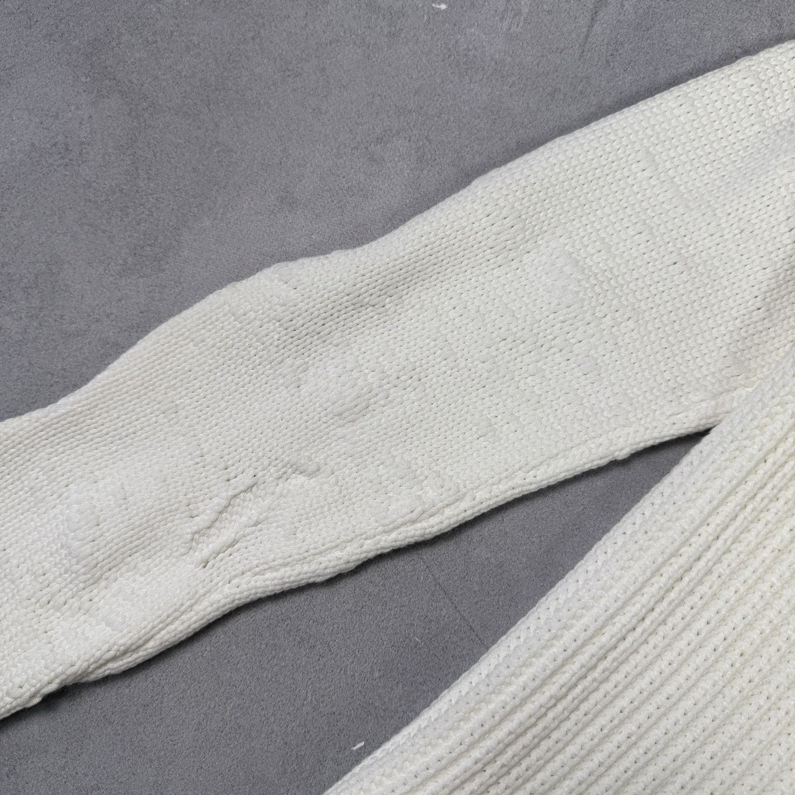 Ann Demeulemeester Ann Demeulemeester Men White Sweater Size S Oversized Size US S / EU 44-46 / 1 - 15 Thumbnail