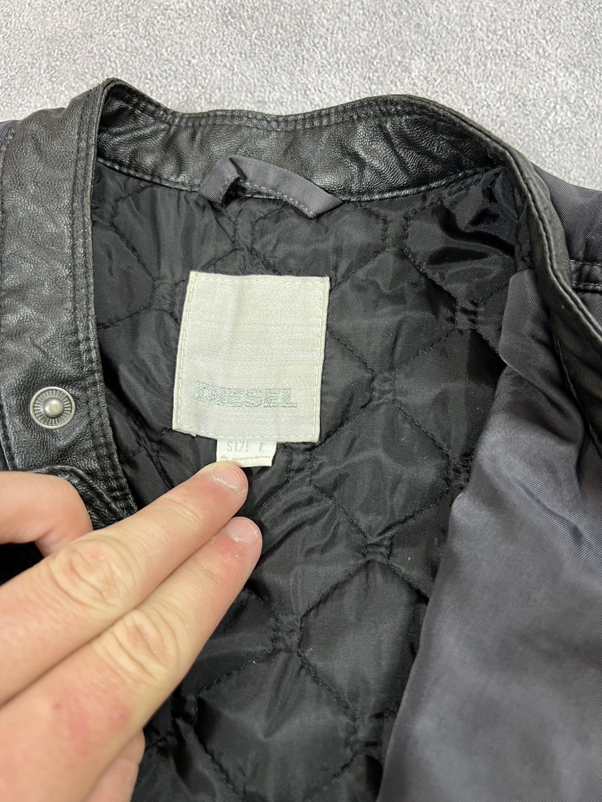 Diesel VTG Yohji Yamamoto Style Cropped Kanye Boxy Jacket Size US S / EU 44-46 / 1 - 7 Thumbnail