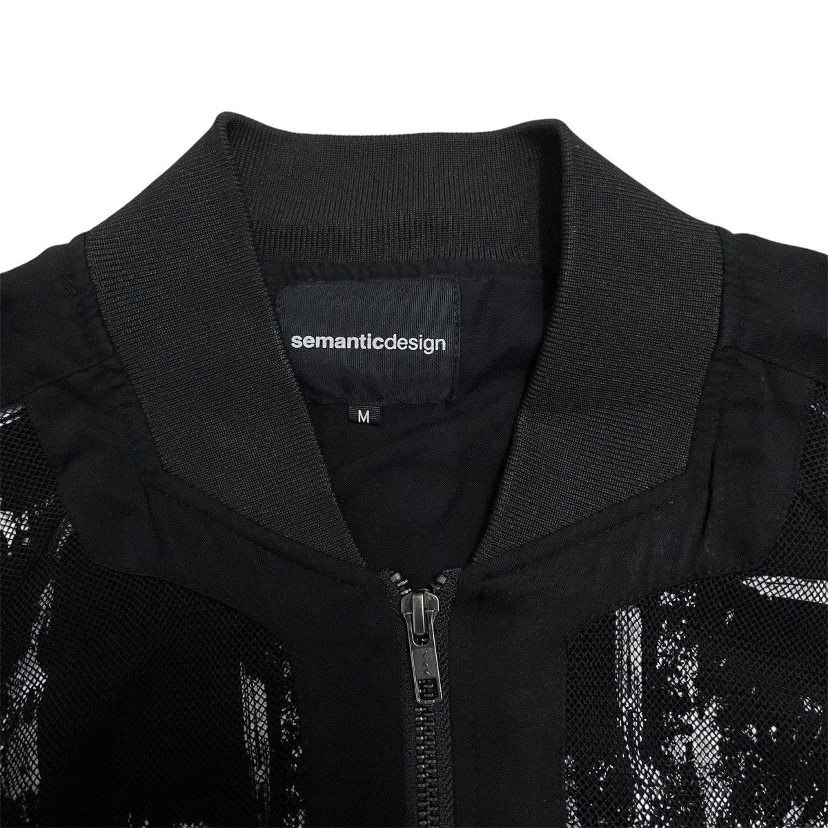 Hysteric Glamour Japanese Semanticdesign Two Layer Bomber Jacket Black Punk Size US M / EU 48-50 / 2 - 4 Thumbnail