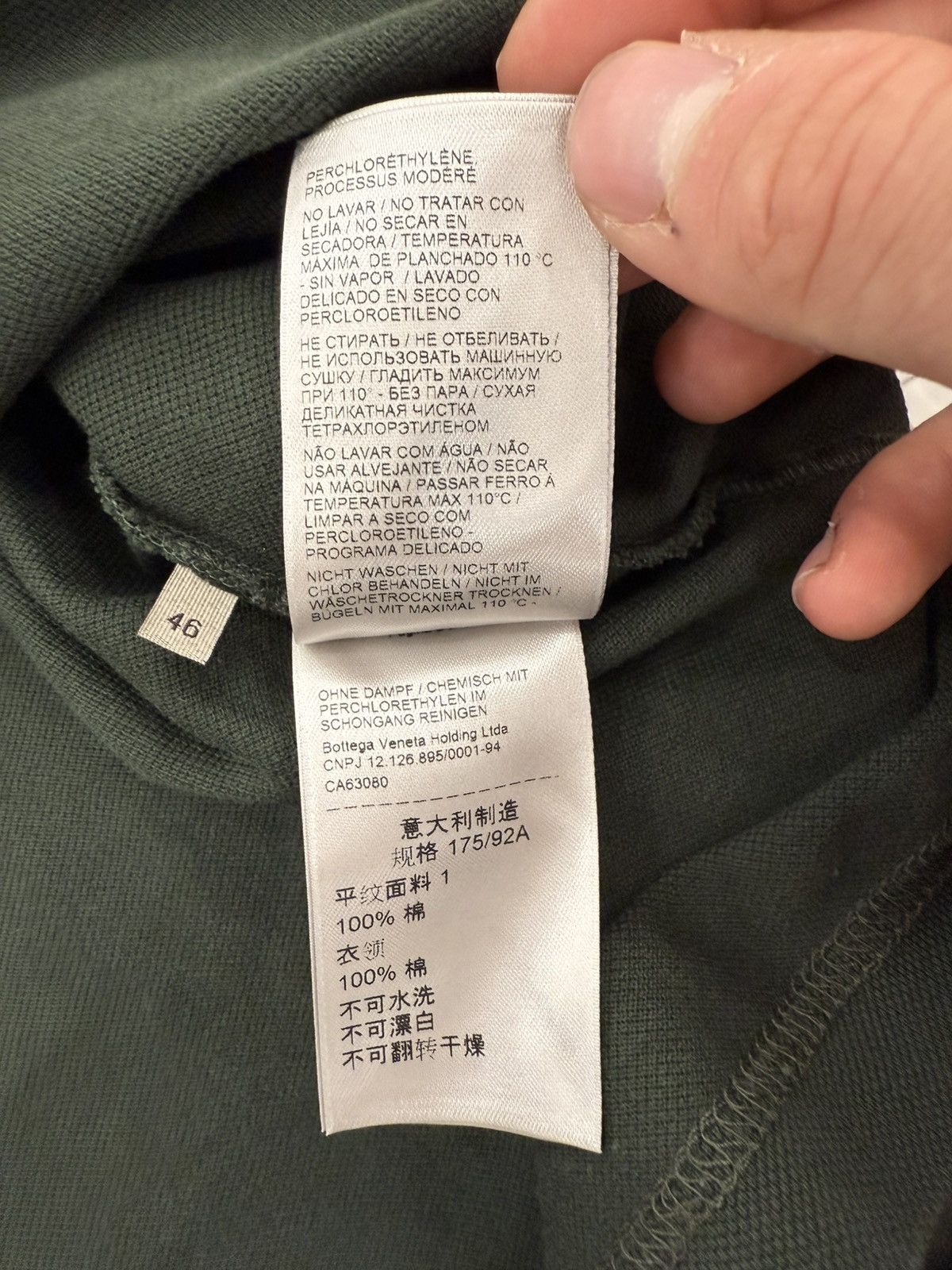 Bottega Veneta Bottega Veneta Polo Size US L / EU 52-54 / 3 - 10 Thumbnail