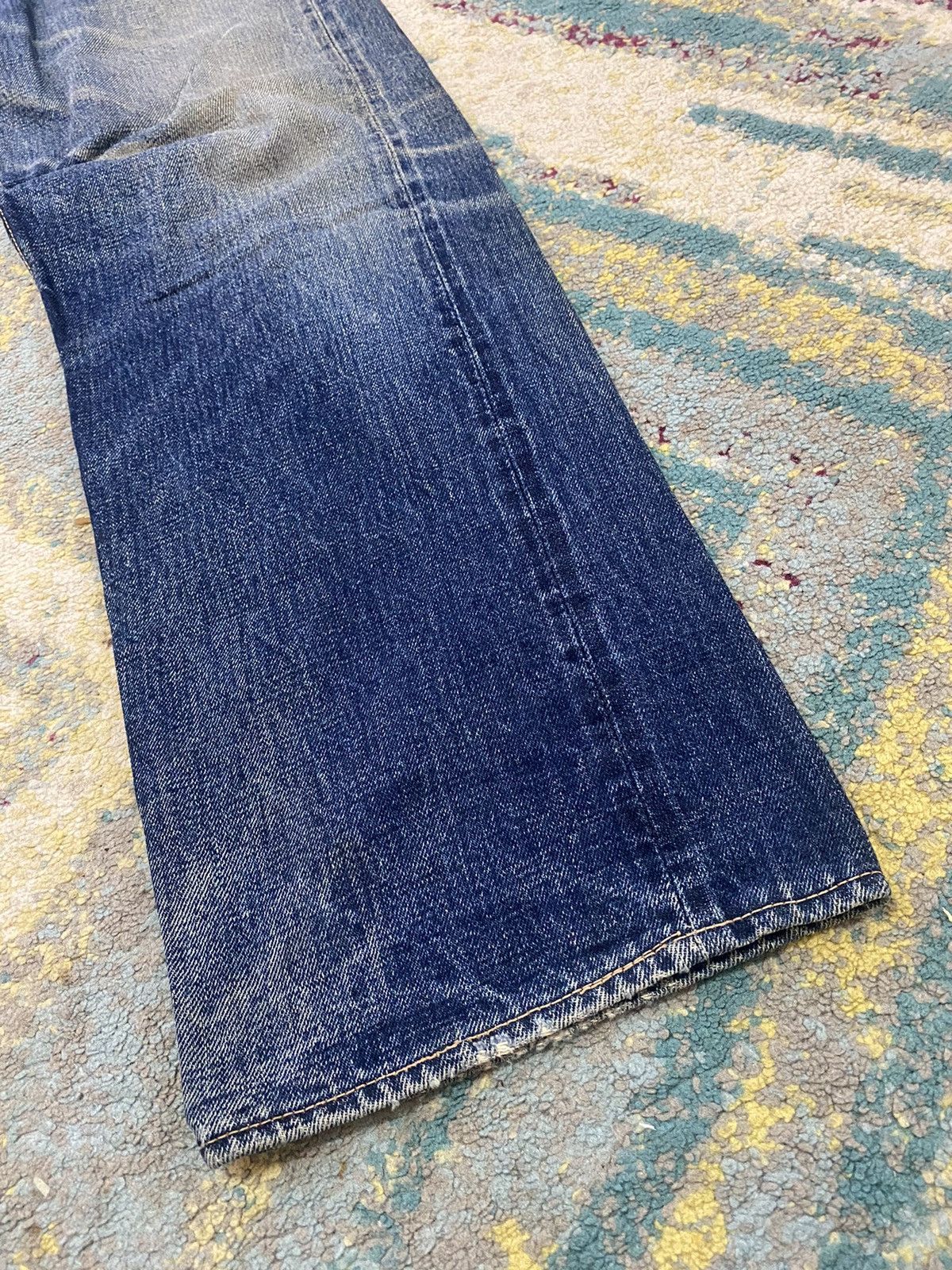 Japanese Brand × Skull Jeans by an Alchemist Rare Skull Jeans Analchemist Selvedge Jeans 29x34 Made Japan Size US 29 - 3 Thumbnail