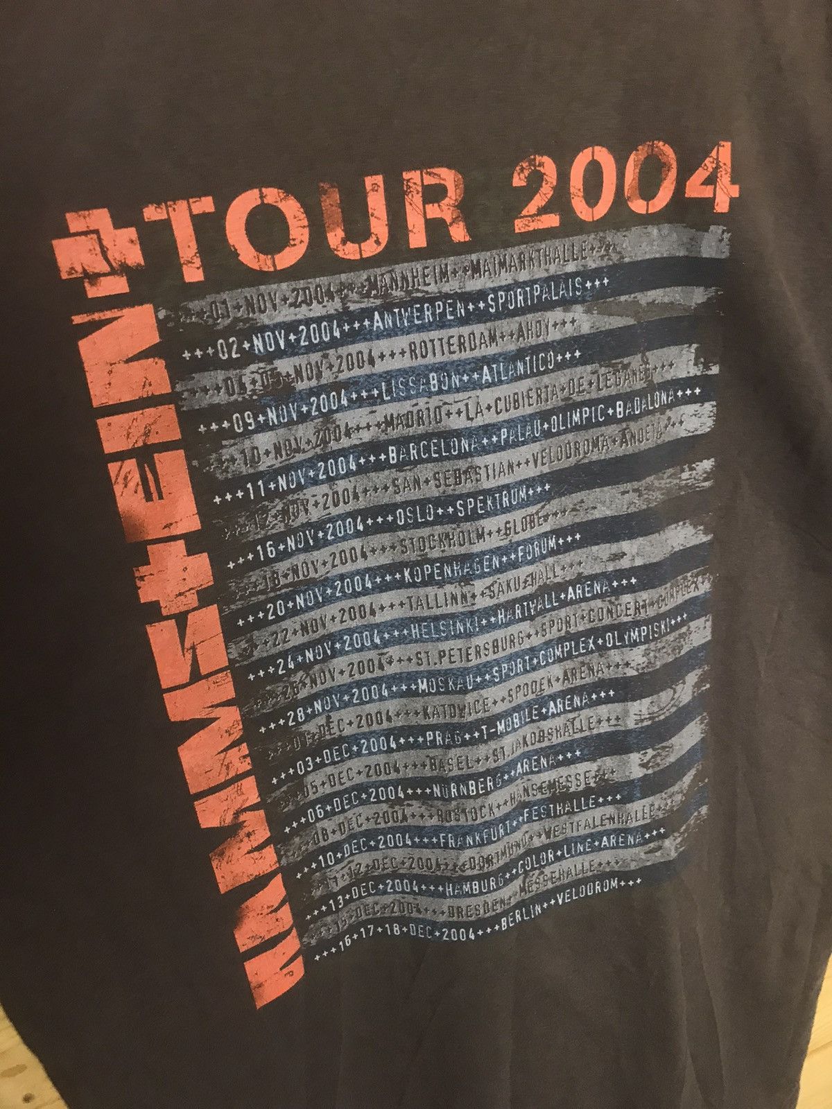 Band Tees Vintage Rammstein reise reise 2004 tour t-shirt Size US XL / EU 56 / 4 - 10 Thumbnail