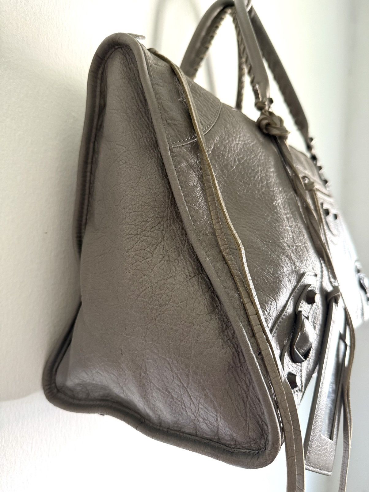 Balenciaga 2000s Balenciaga Work Bag lambskin leather Size ONE SIZE - 7 Thumbnail