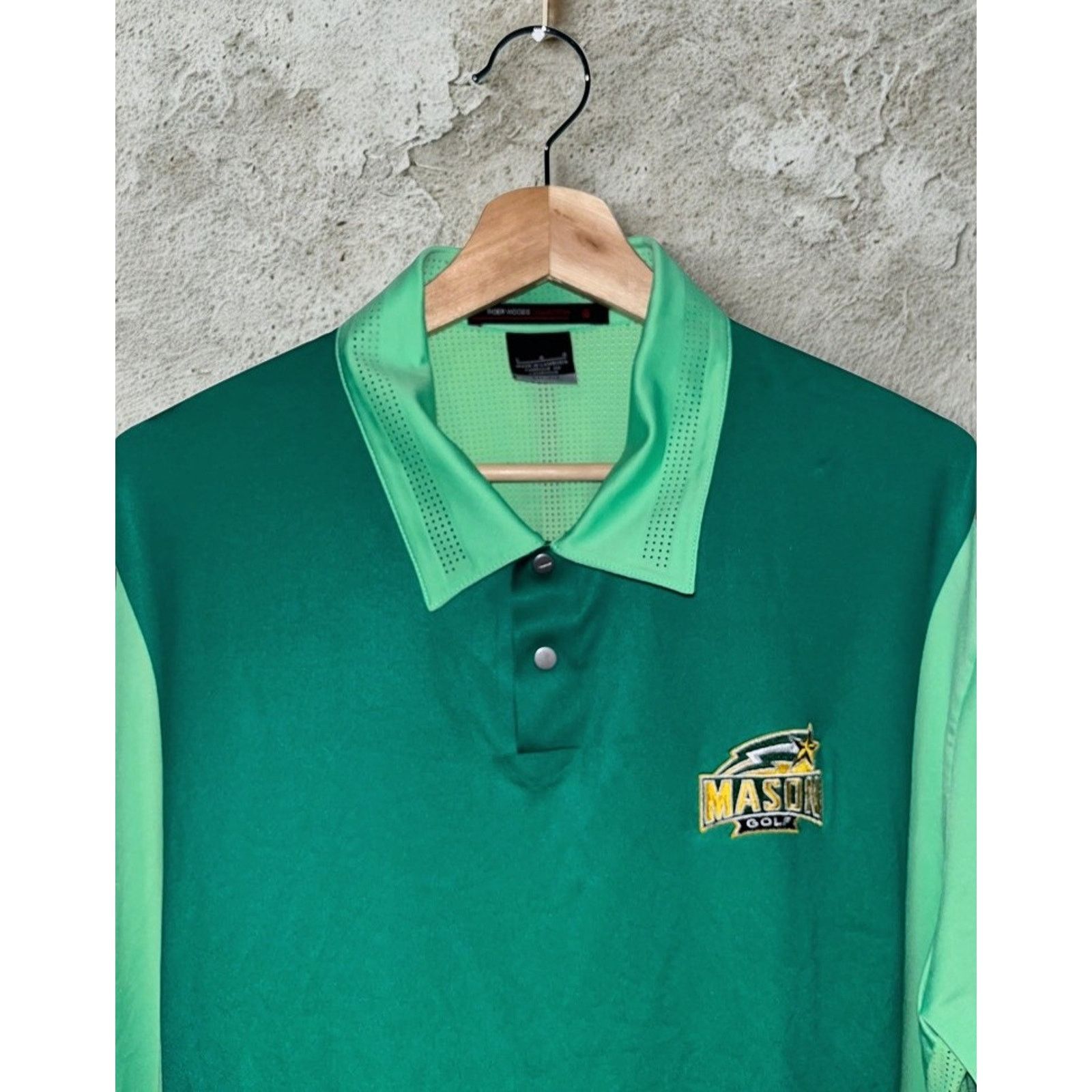 Nike George Mason Patriots Nike Tiger Woods Polo Sz L Team Issued Size US L / EU 52-54 / 3 - 2 Thumbnail