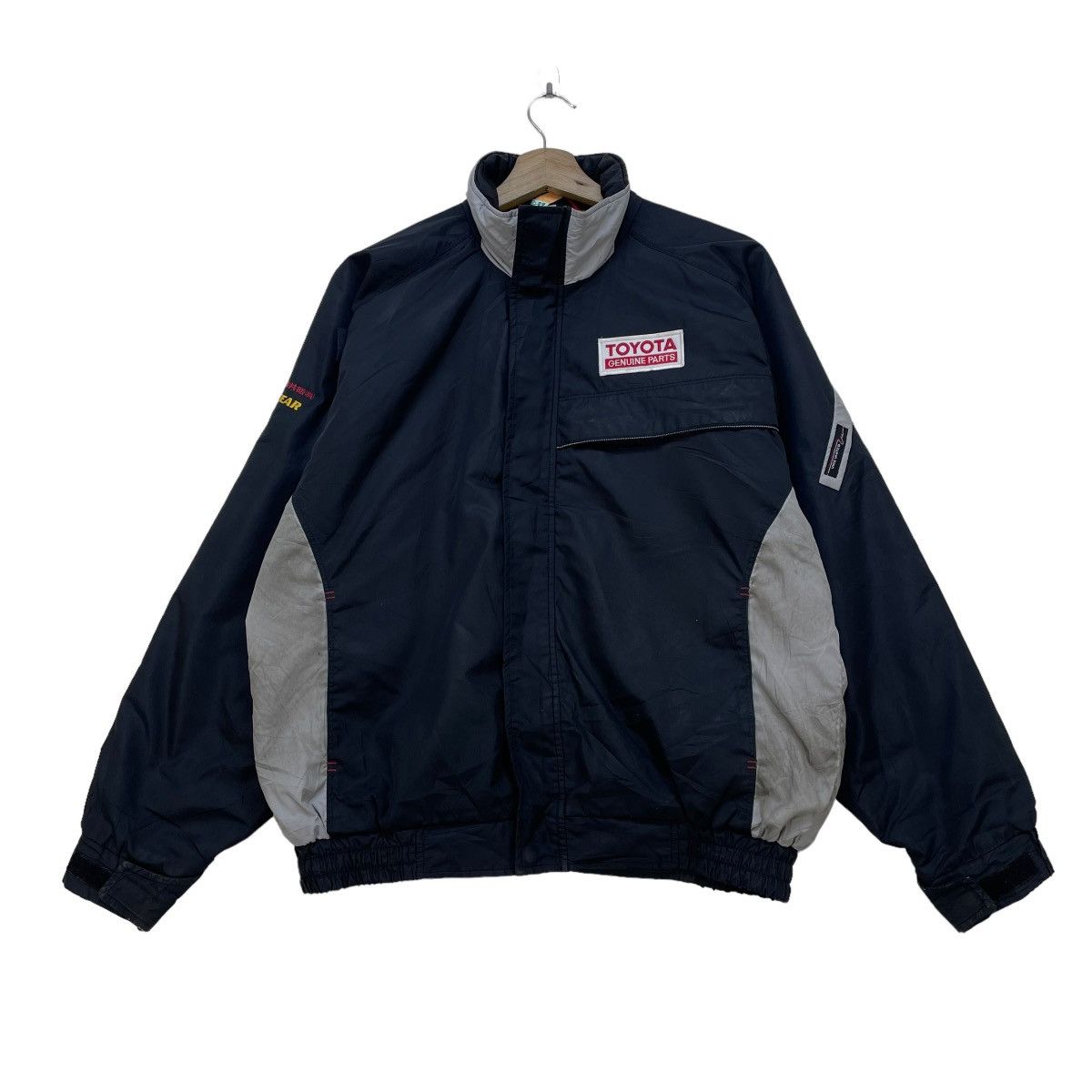 Vintage 💥Vintage Toyota Genuine Parts Racing Team Light Jacket Size US M / EU 48-50 / 2 - 1 Thumbnail