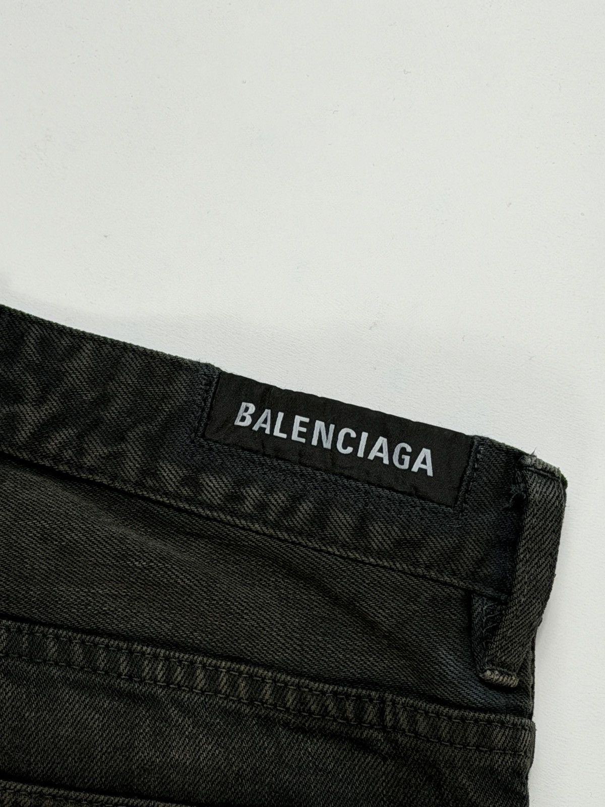 Balenciaga Balenciaga Bootcut Extra Long Dark Brown Denim Pants Size US 28 / EU 44 - 8 Thumbnail