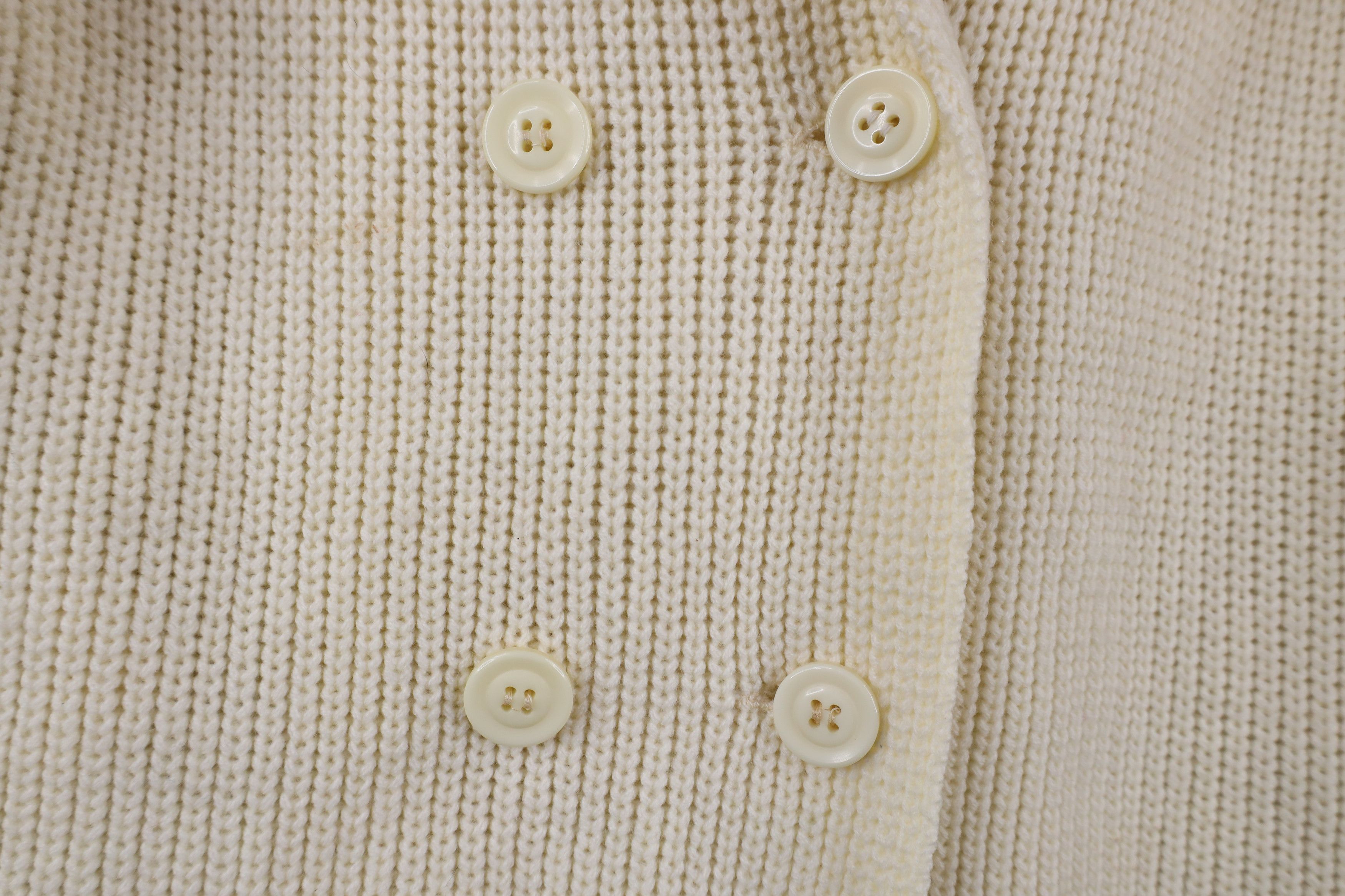 Vintage Vintage 70s Streetwear Breasted Ribbed Knit Cardigan Sweater Size M / US 6-8 / IT 42-44 - 4 Thumbnail