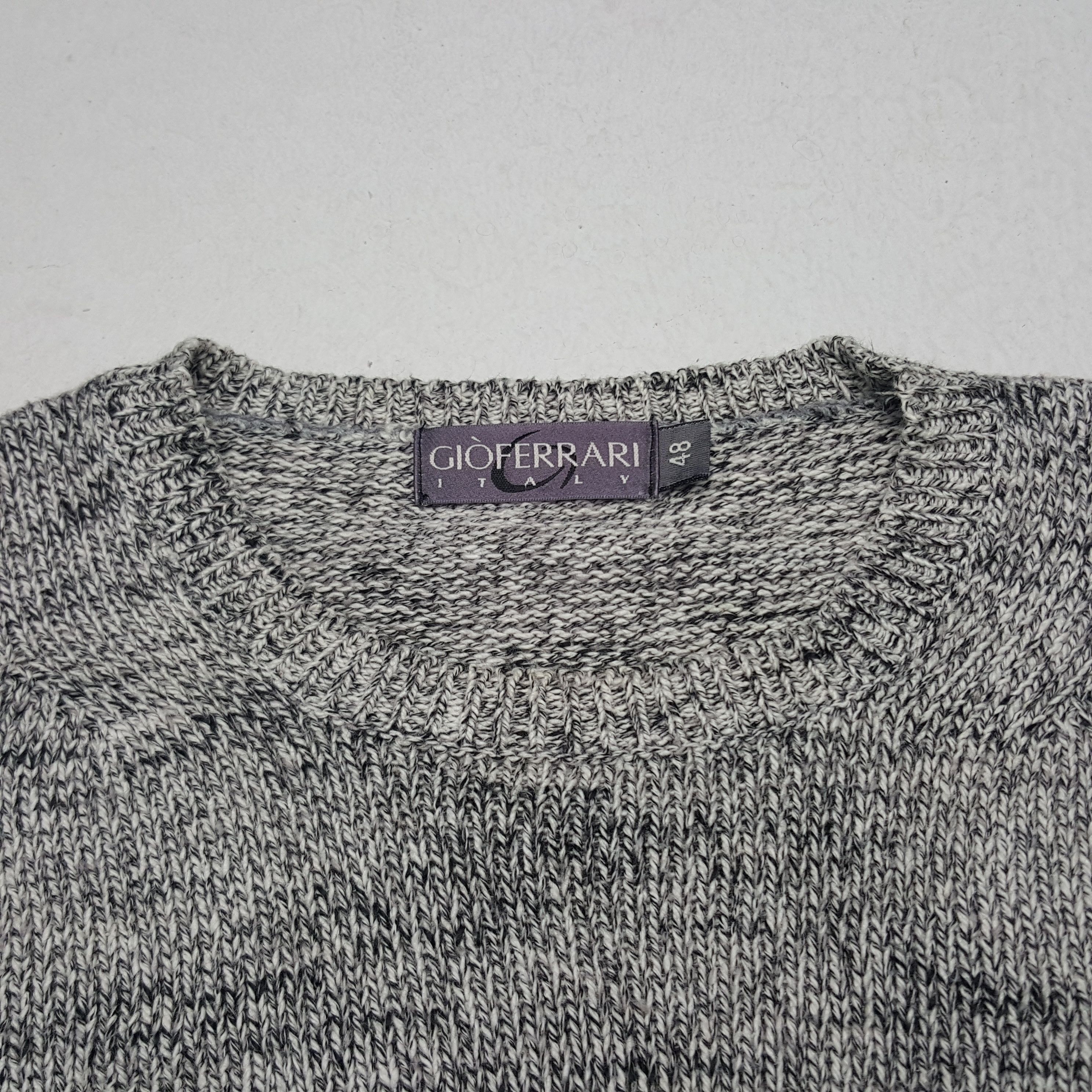 Vintage Vintage GIO Ferrari Italy Skulls Custom Knitwear Sweatshirt Size US L / EU 52-54 / 3 - 4 Thumbnail