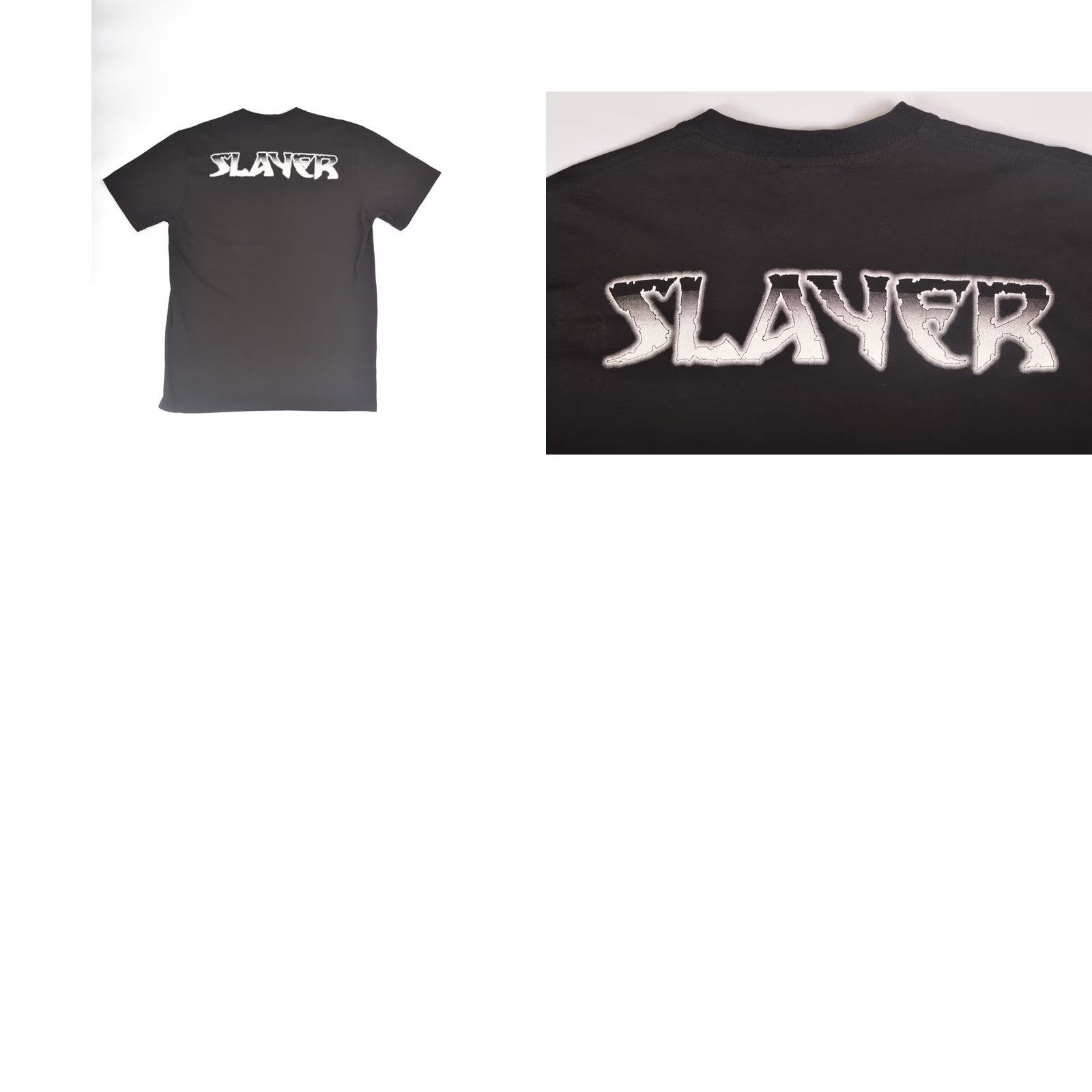 Vintage VINTAGE Thunder Plus Slayer The Unholy Alliance T-Shirt XL Black Men Medium? Size US XL / EU 56 / 4 - 8 Thumbnail