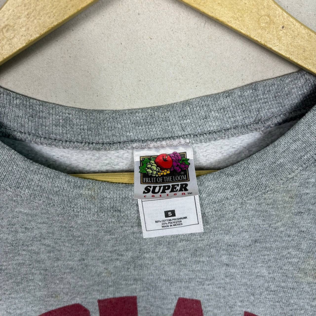 Fruit Of The Loom Vintage 90s Indiana University Sweatshirt S IU Hoosiers Size US S / EU 44-46 / 1 - 5 Thumbnail