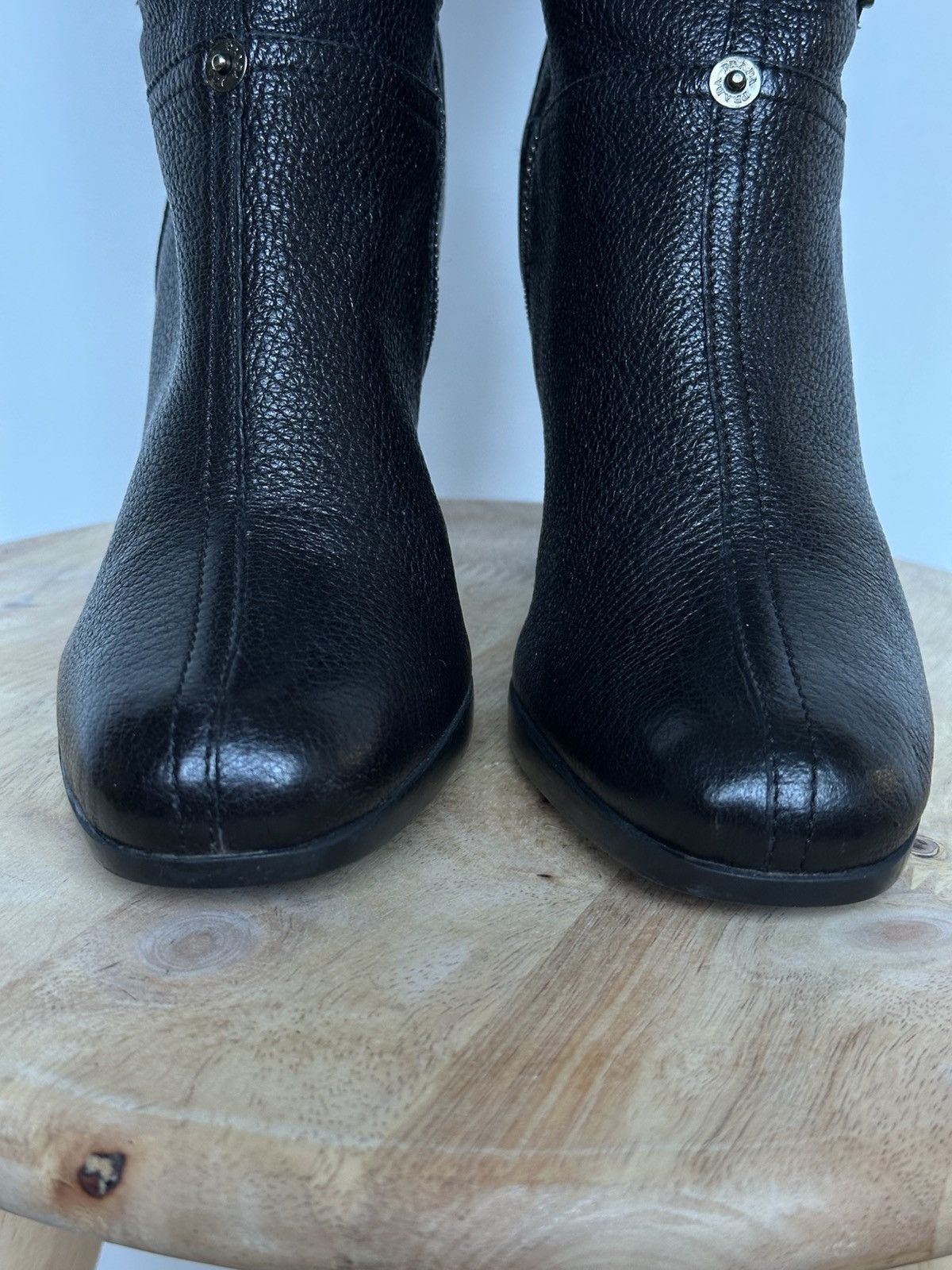 Prada Prada Leather rare high boots lots of details Size US 6.5 / IT 36.5 - 6 Thumbnail