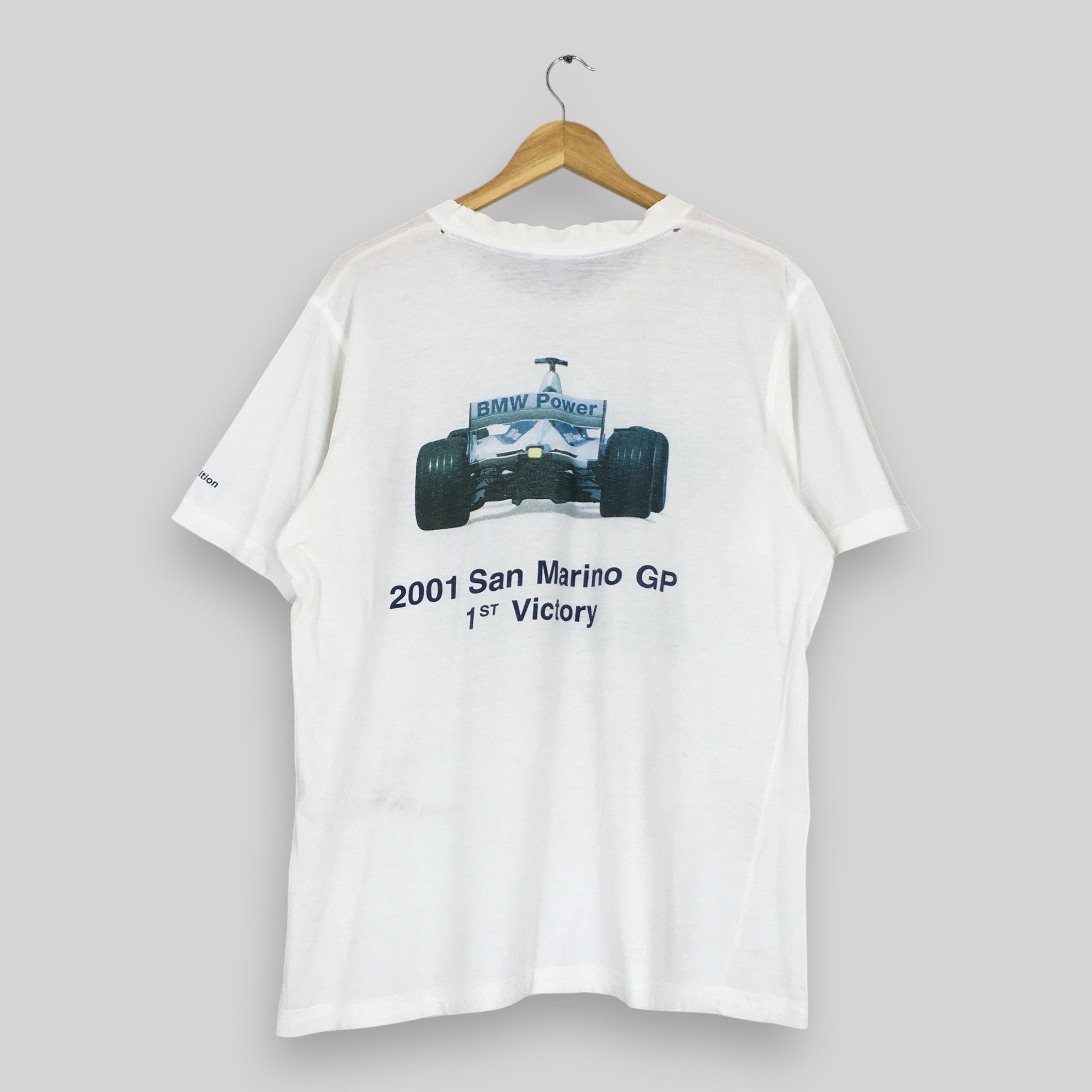 BMW × Formula 1 × Vintage Vintage Distressed BMW Williams F1 Team White T Shirt Medium Size US M / EU 48-50 / 2 - 9 Thumbnail