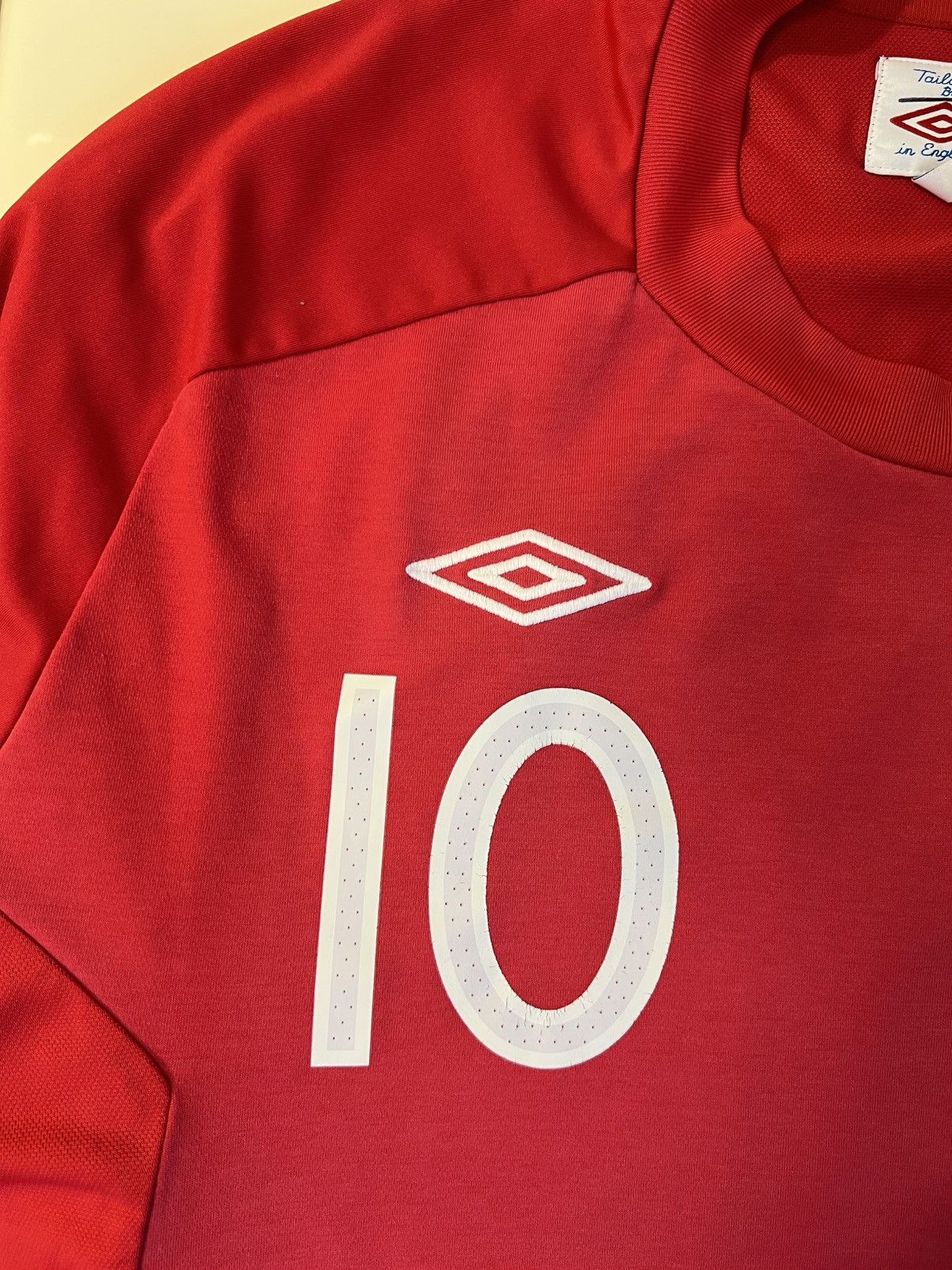 Umbro × Vintage England Away football Umbro T-shirt 2004/2006 Size US S / EU 44-46 / 1 - 2 Thumbnail