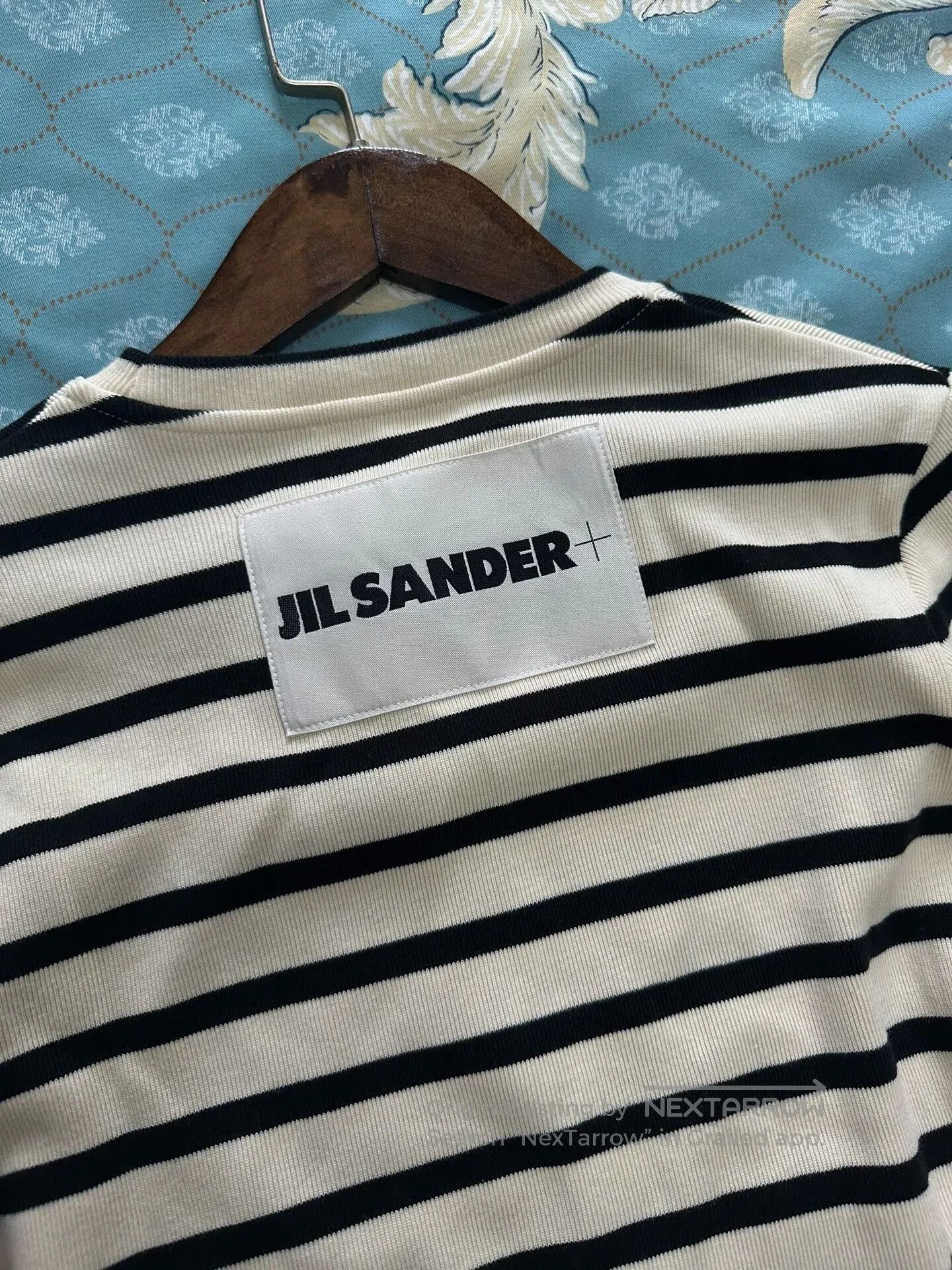 Jil Sander Women\'s Striped Short Sleeve Top.