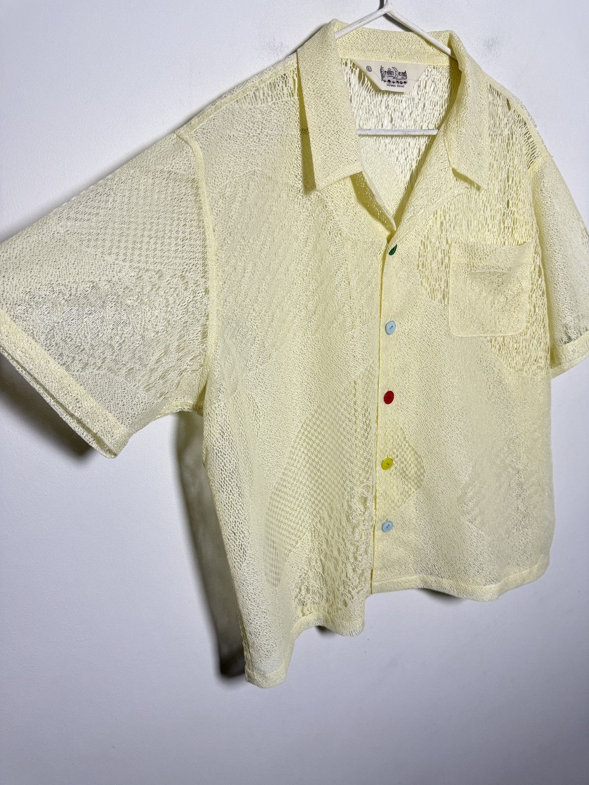 Brain Dead ENGINEERED MESH SHORT SLEEVE BUTTON UP Size US L / EU 52-54 / 3 - 10 Thumbnail