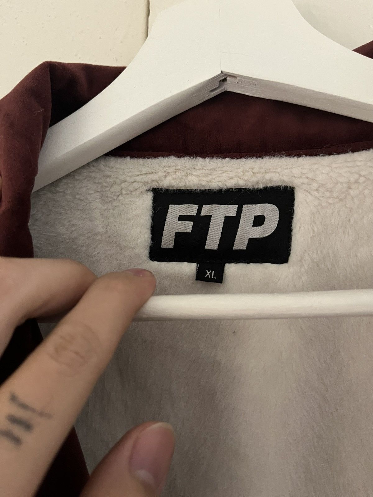 Fuck The Population FTP Maroon Coach Diamond Dealer Jacket Size US XL / EU 56 / 4 - 3 Thumbnail