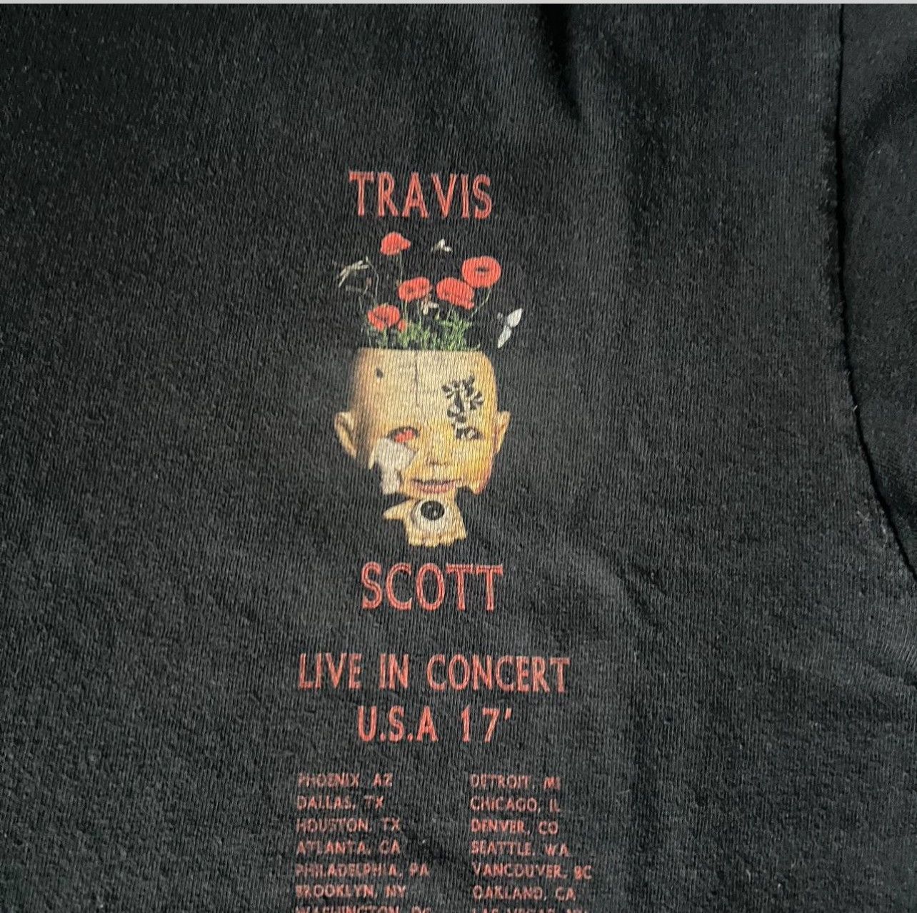 Vintage Travis Scott T Shirt Medium Size US M / EU 48-50 / 2 - 2 Thumbnail