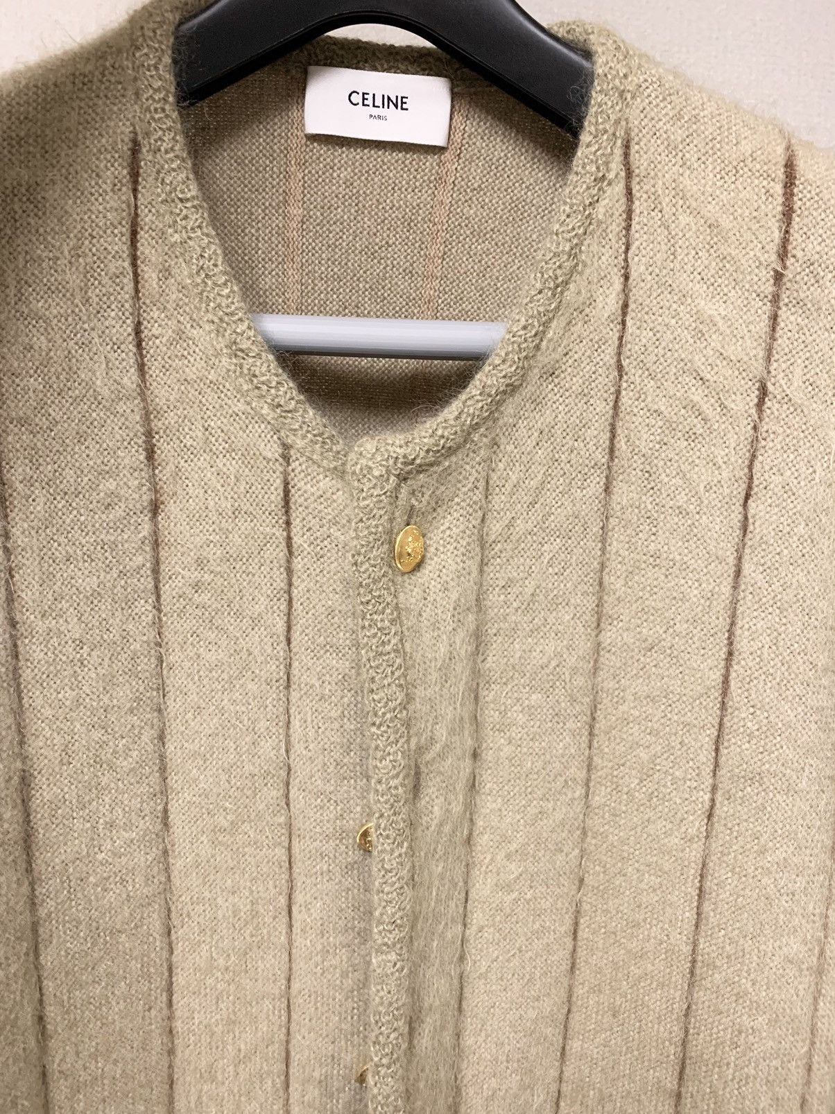 Celine CELINE 2024 mohair cardigan XL Size US XL / EU 56 / 4 - 7 Thumbnail
