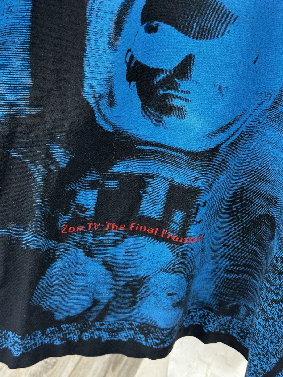 Band Tees U2 Zooropa 1993 T-Shirt Vintage Zoo TV The Final XL Rare Size US XL / EU 56 / 4 - 6 Thumbnail