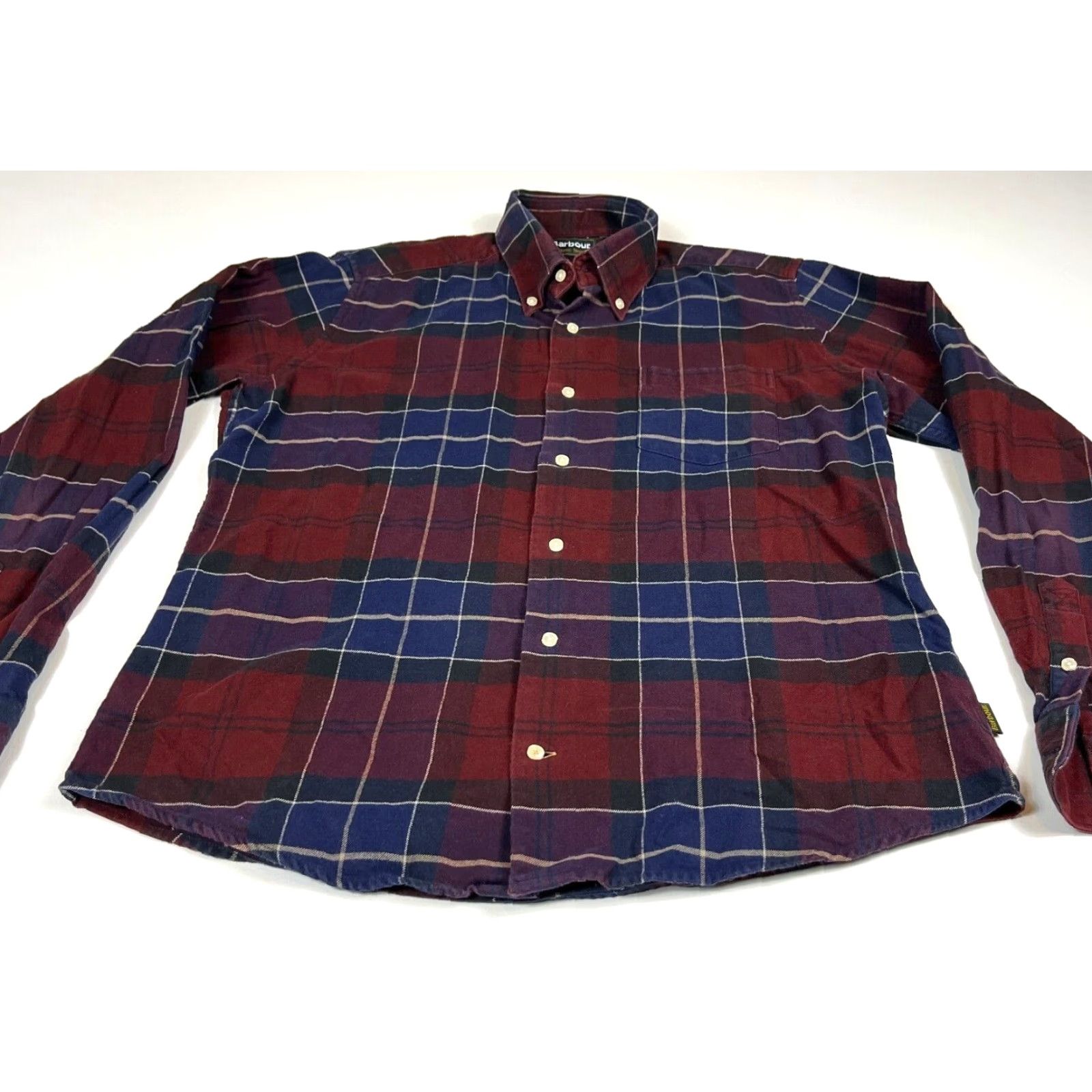 Barbour Barbour Mens Button-Up Shirt Tailored Fit Classic Tartan Lustleigh S Small Multicolor 100% Cotton Flannel Shirt Mens Size US S / EU 44-46 / 1 - 3 Thumbnail