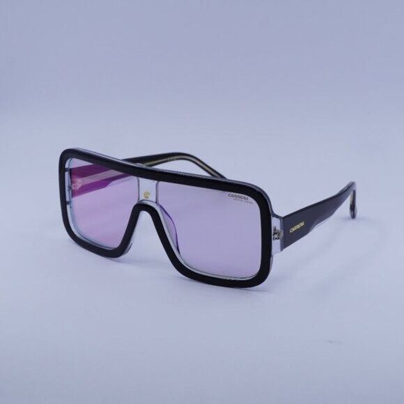 Carrera Carrera FLAGLAB 14 07C5 TE Sunglasses Black Shield Frame Size ONE SIZE - 1 Thumbnail