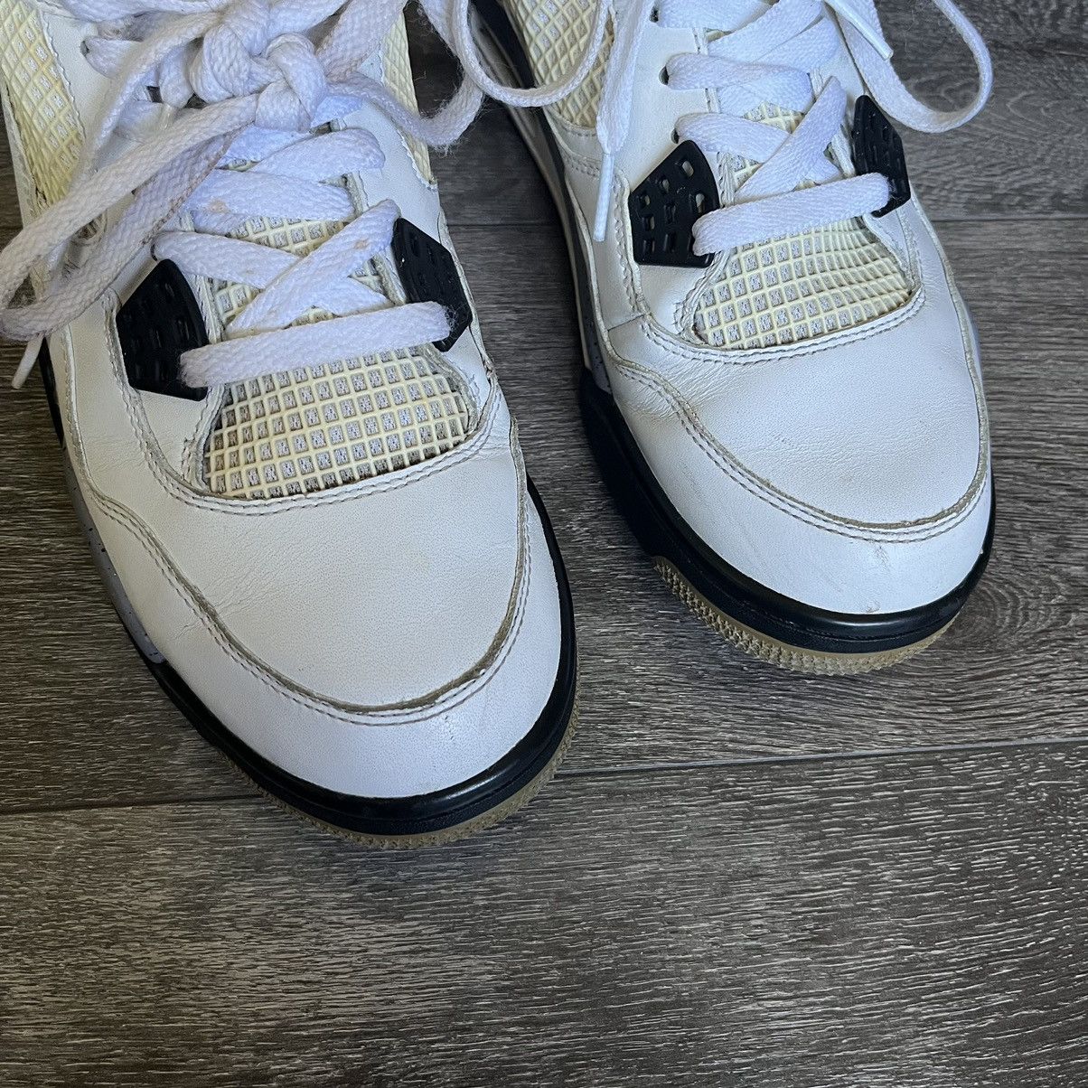 Jordan Brand × Vintage Vintage Air Jordan 4 Retro White Cement 2012 308497-103 8.5 Size US 8.5 / EU 41-42 - 6 Thumbnail