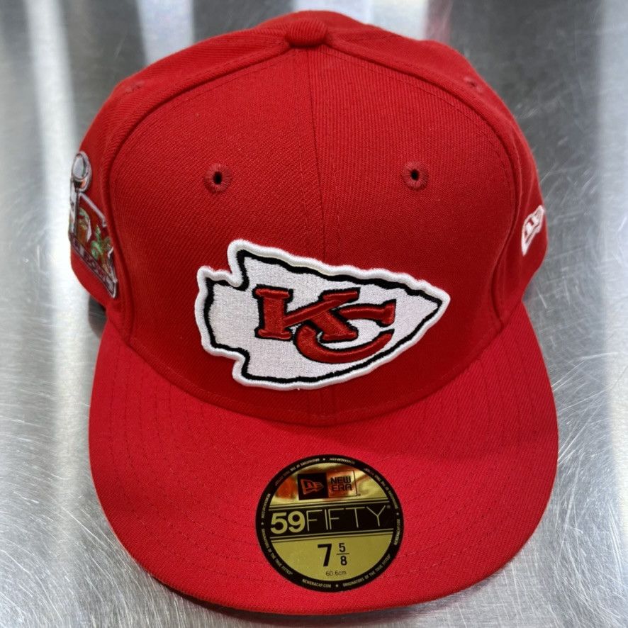 NFL × New Era Kansas City Chiefs Super Bowl LIX Patch 59FIFTY Hat 7 5/8 Size ONE SIZE - 2 Thumbnail