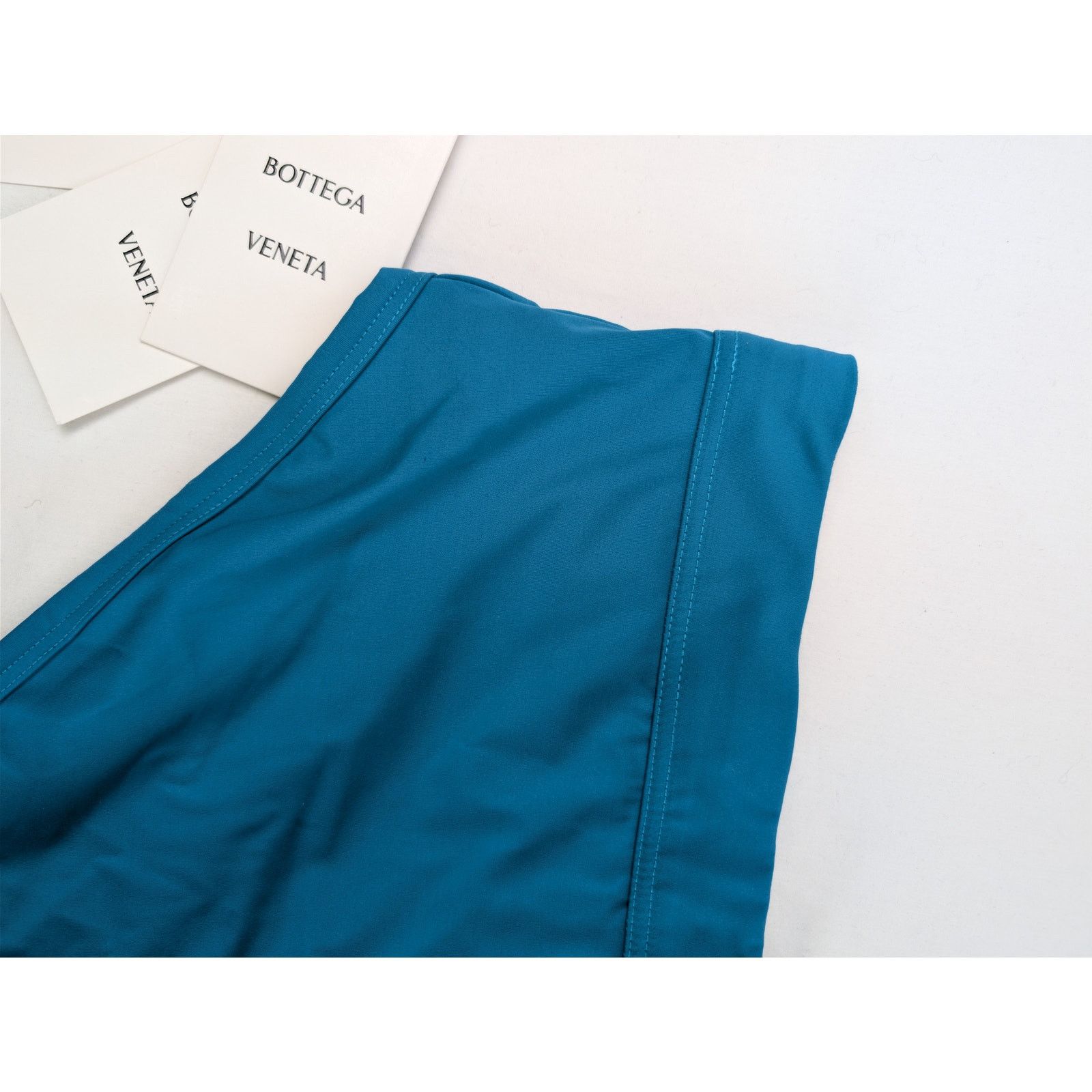 Bottega Veneta o1rshd1 Stretch Interlock Nylon Swimwear Man Short in Blue Size US 36 / EU 52 - 10 Thumbnail